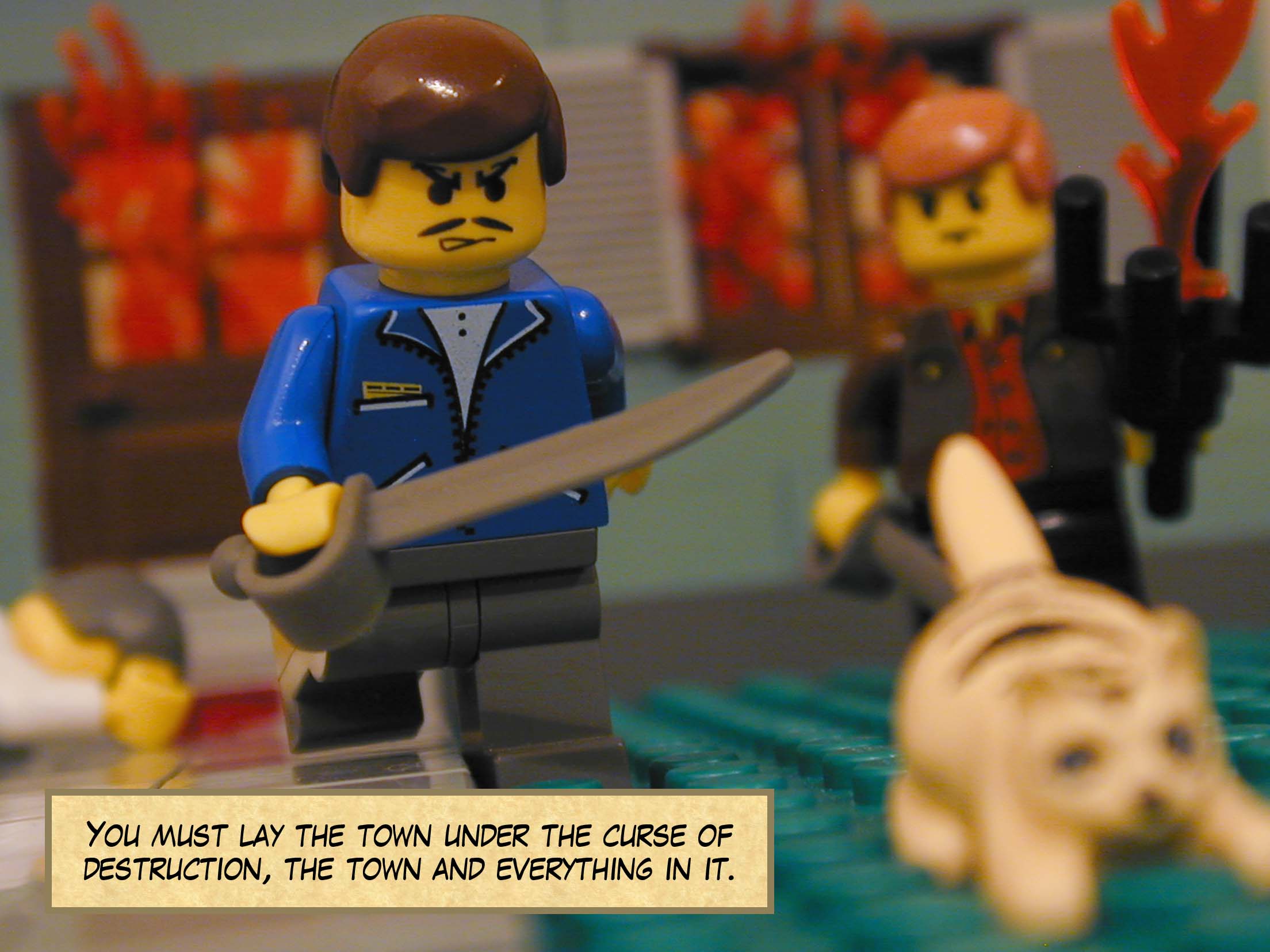 'You must lay the town under the curse of destruction, the town and everything in it.'