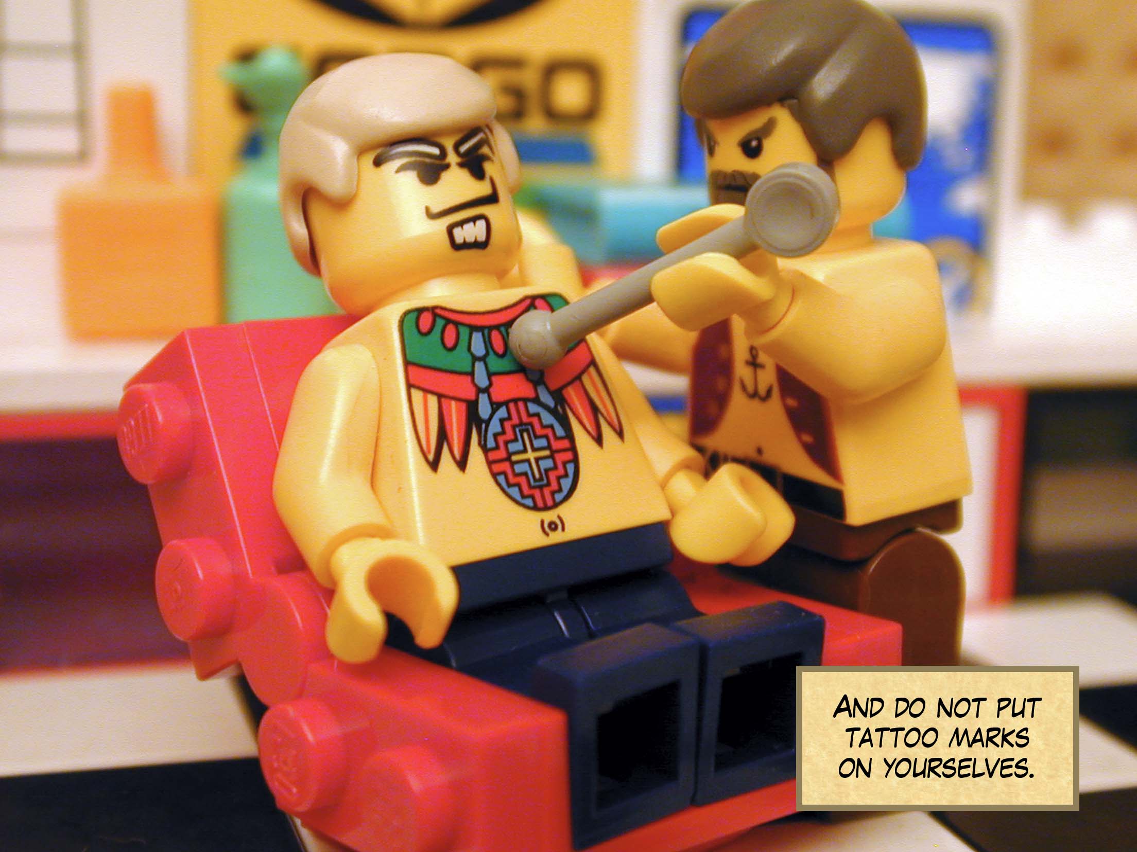 'And do not put tattoo marks on yourselves.'