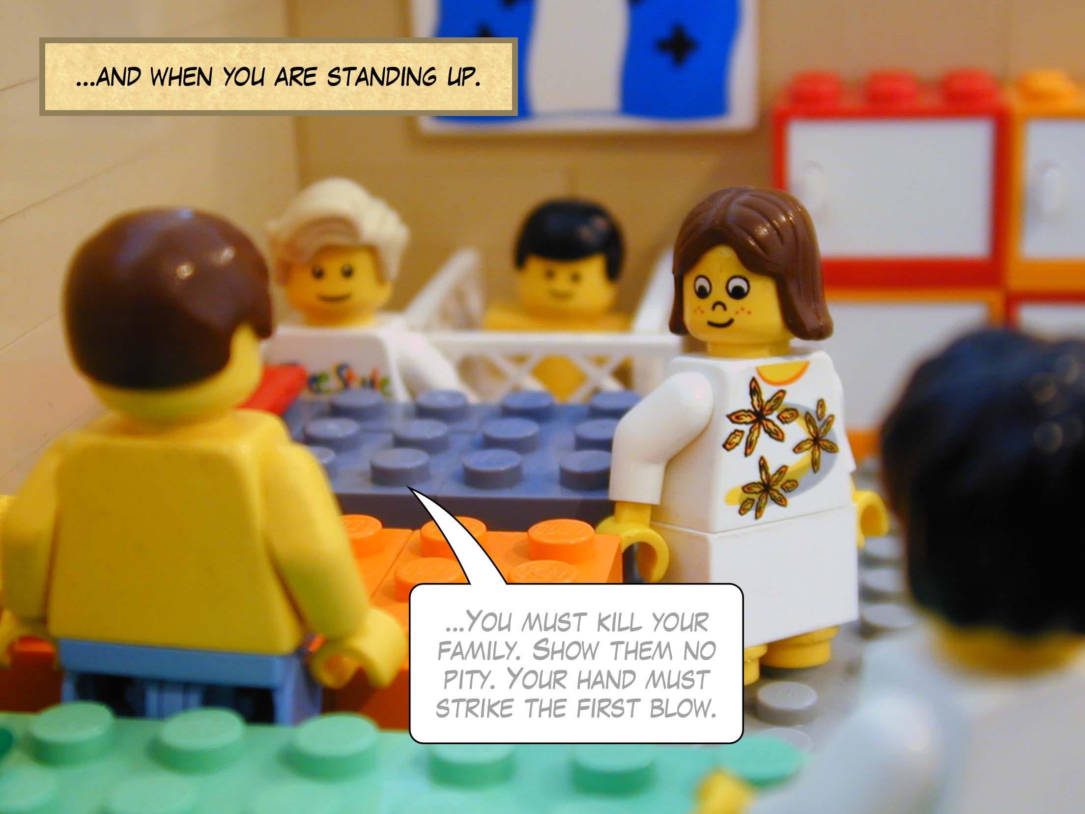 '...and when you are standing up.'