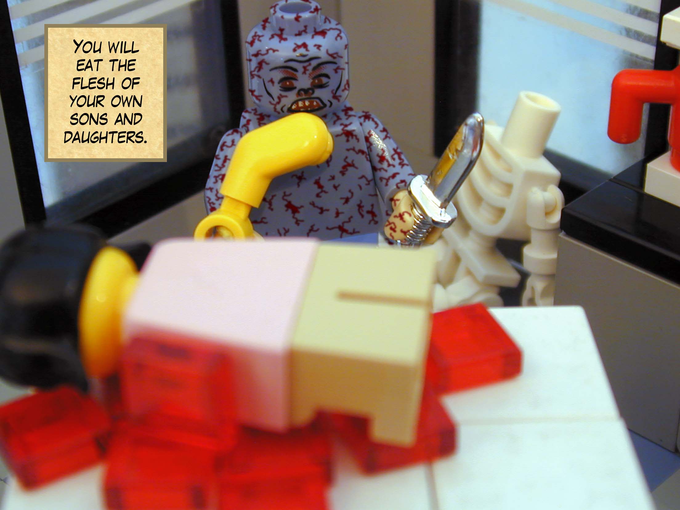 'You will eat the flesh of your own sons and daughters.'