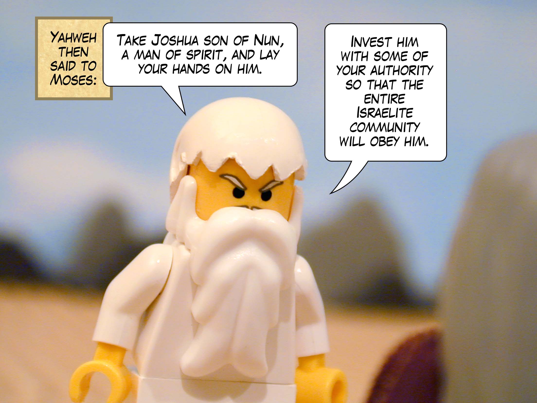 He then told the Levites who bore the ark: Take this book of law and put it beside the ark, that it may be a witness against you. For if you are rebellious now, imagine how rebellious you will be after my death!