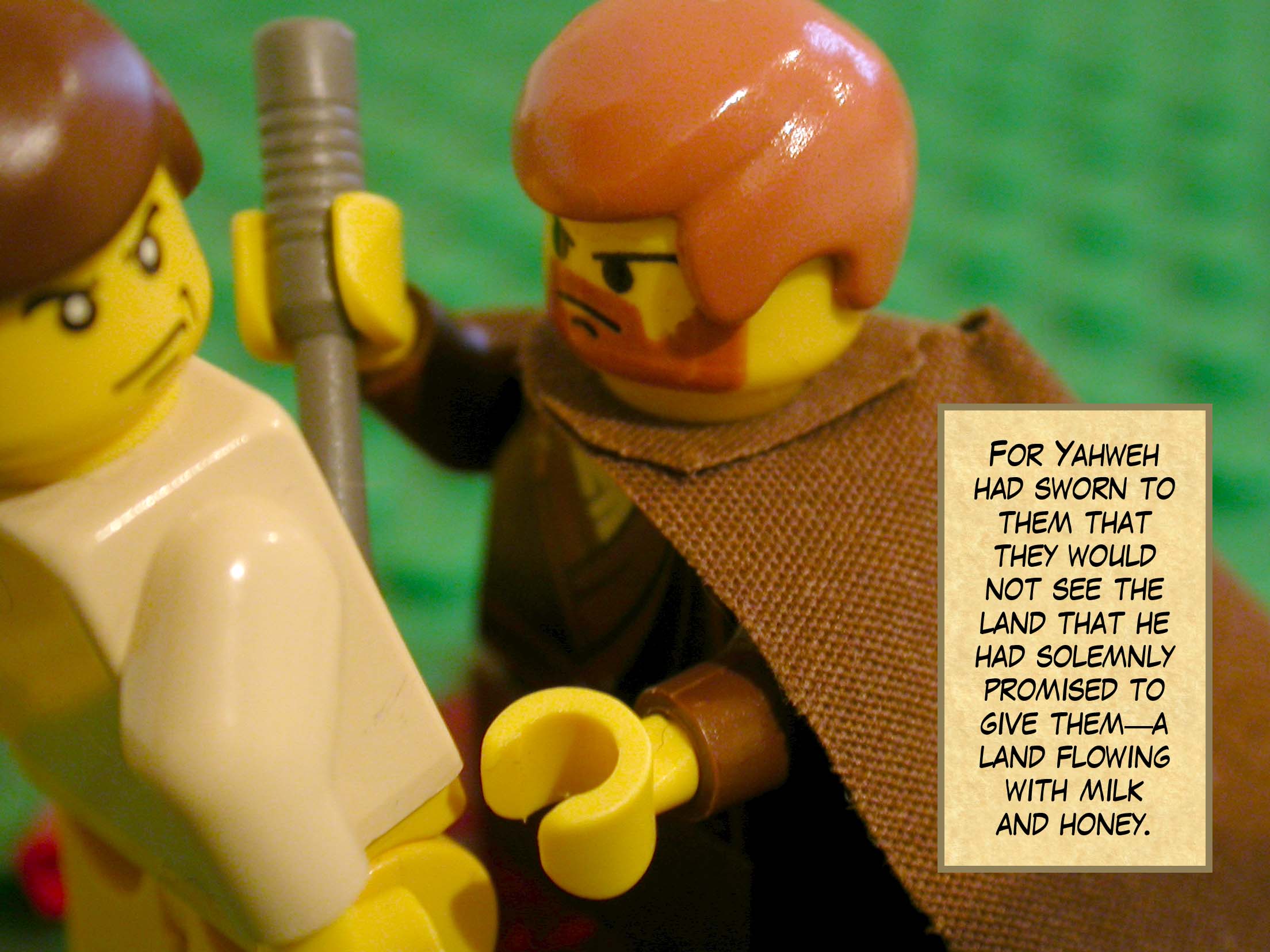 For Yahweh had sworn to them that they would not see the land that he had solemnly promised to give them--a land flowing with milk and honey.