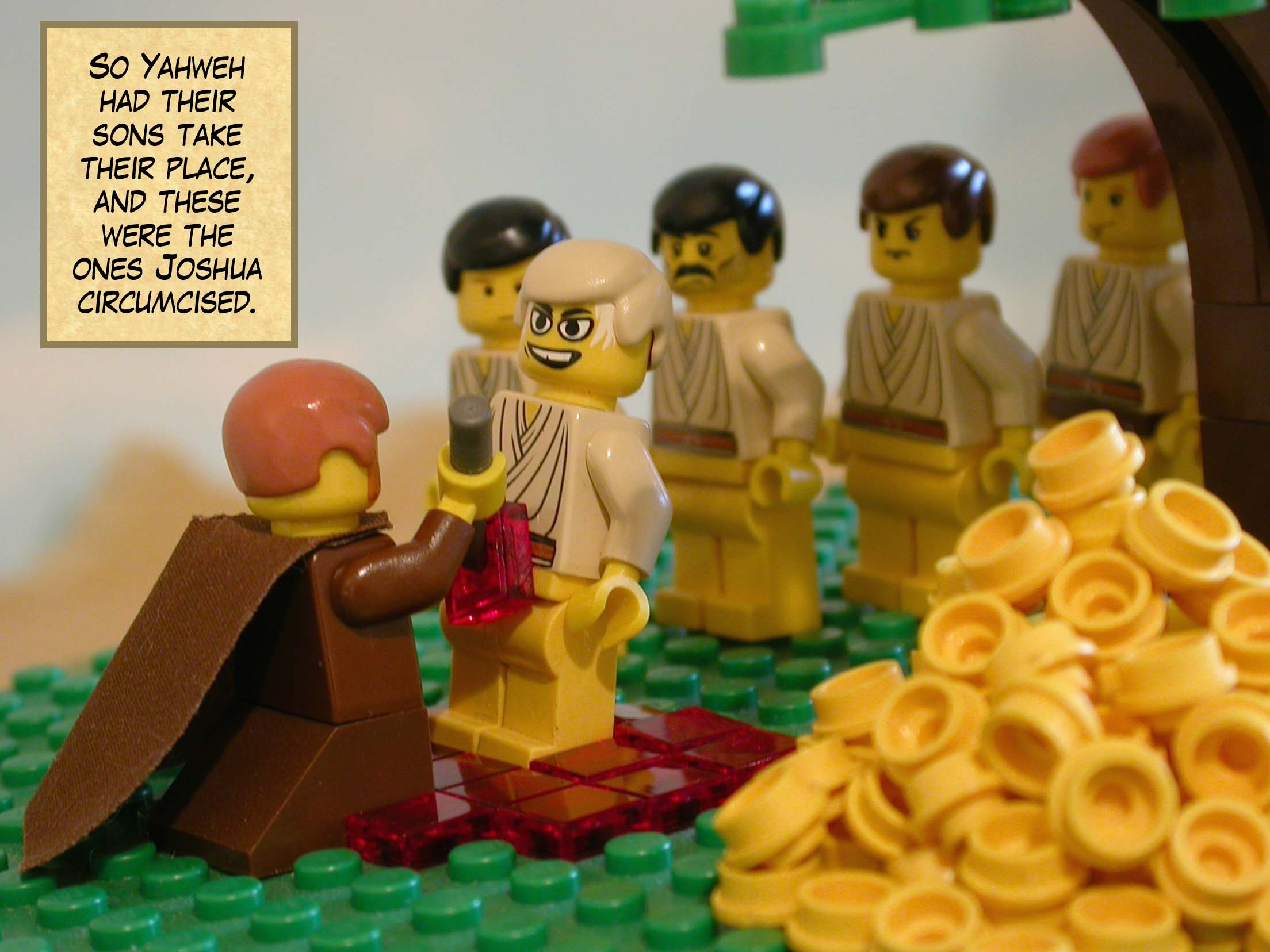 So Yahweh had their sons take their place, and these were the ones Joshua circumcised.