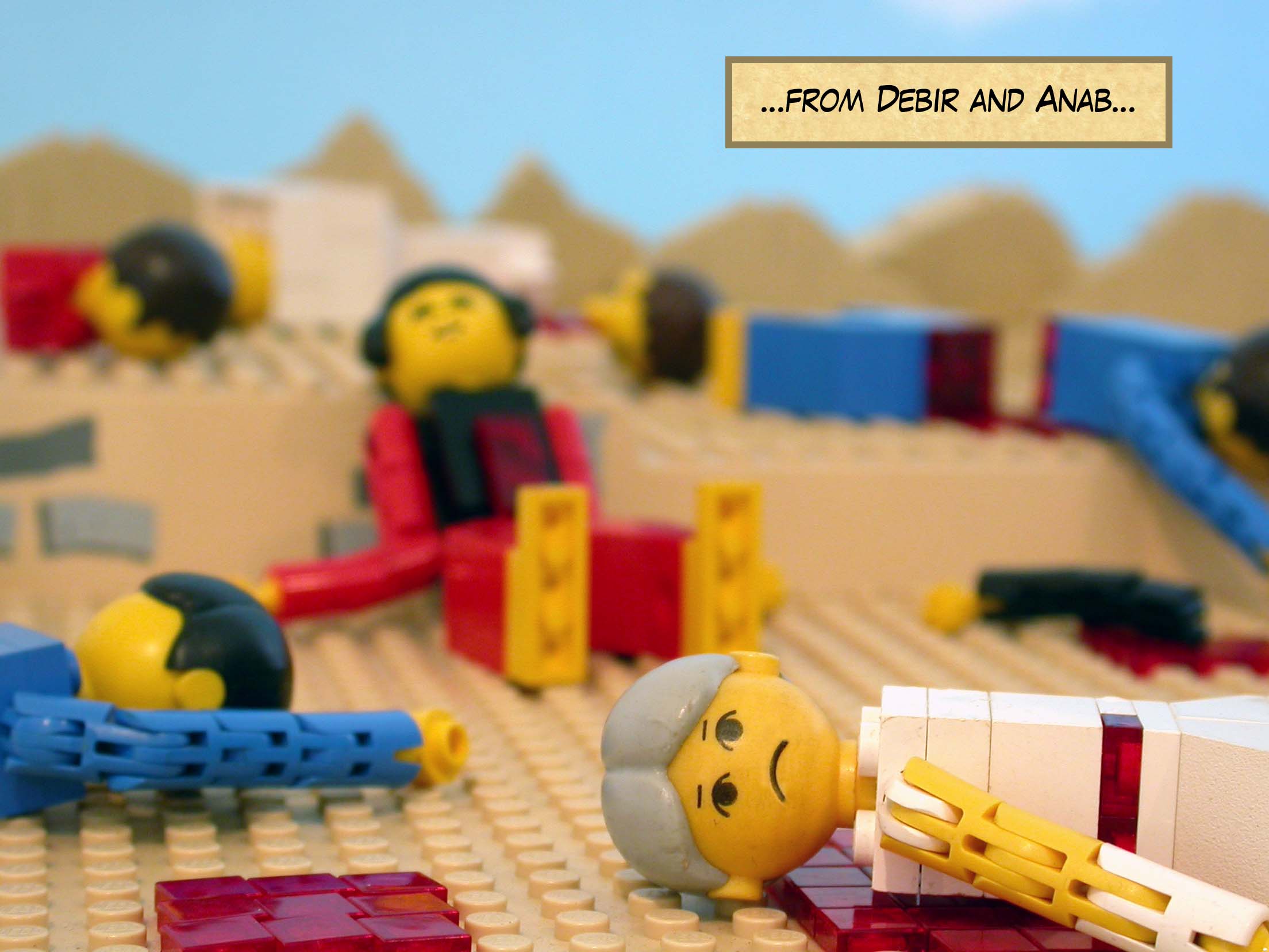 ...from Debir and Anab...