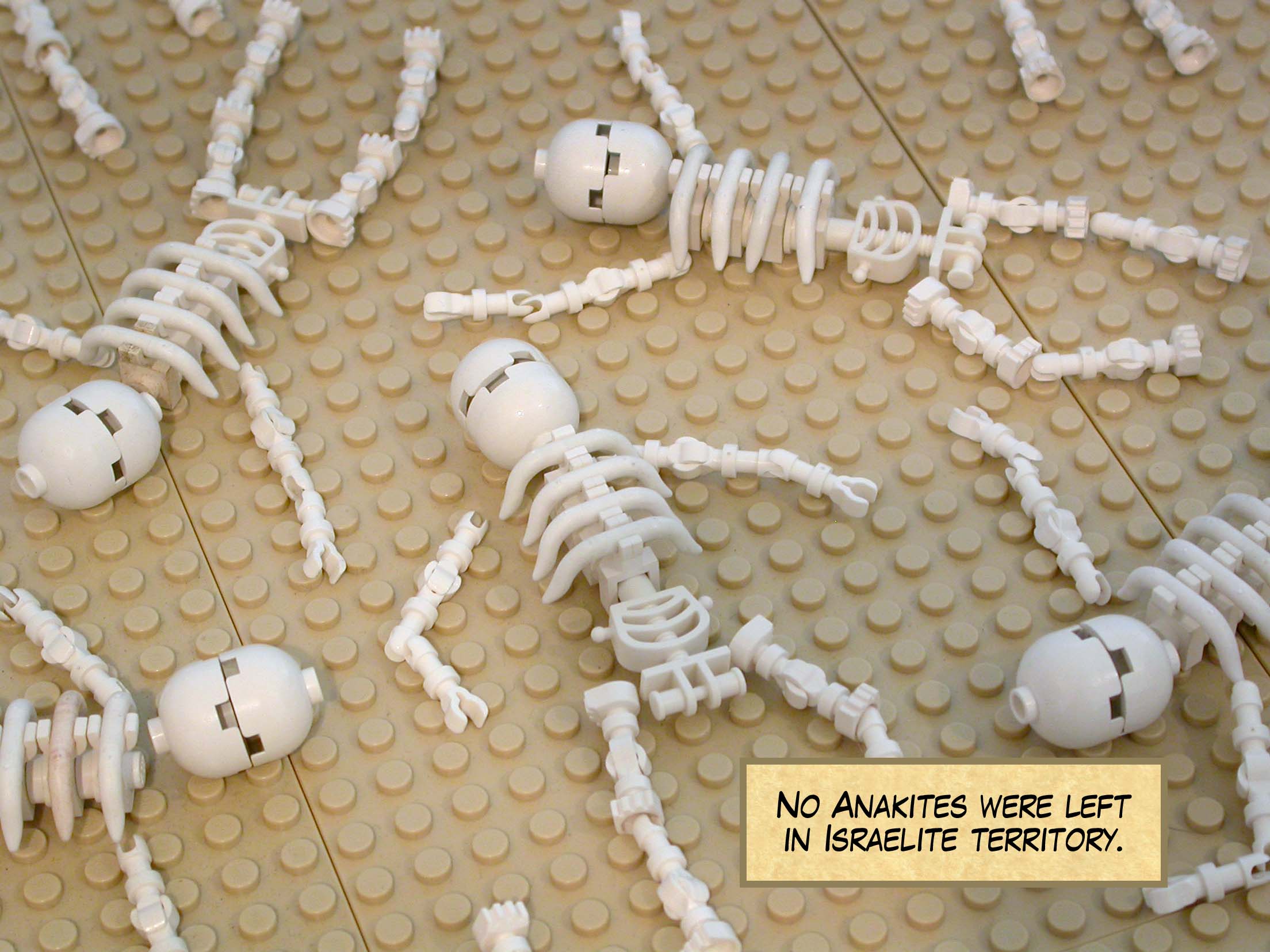 No Anakites were left in Israelite territory.