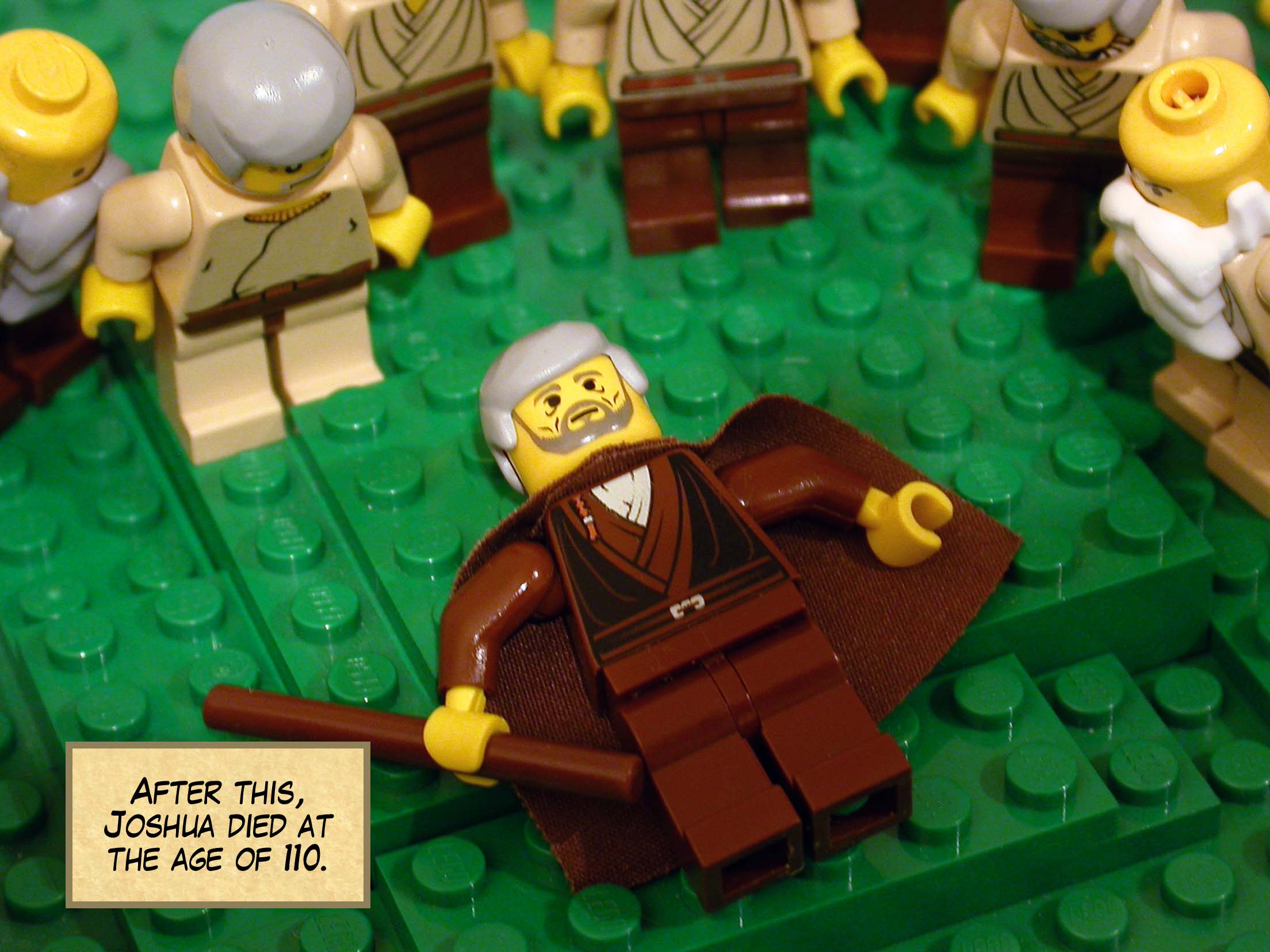 After this, Joshua died at the age of one hundred and ten.