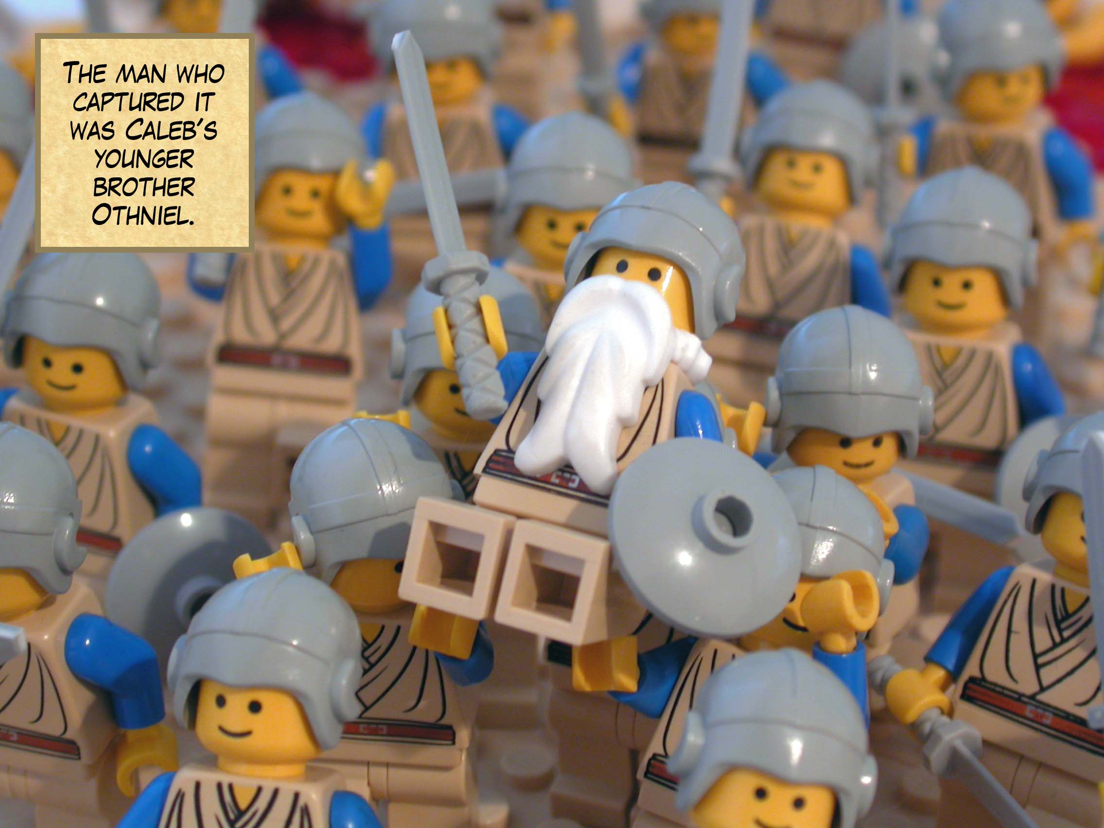 The man who captured it was Caleb's younger brother Othniel.