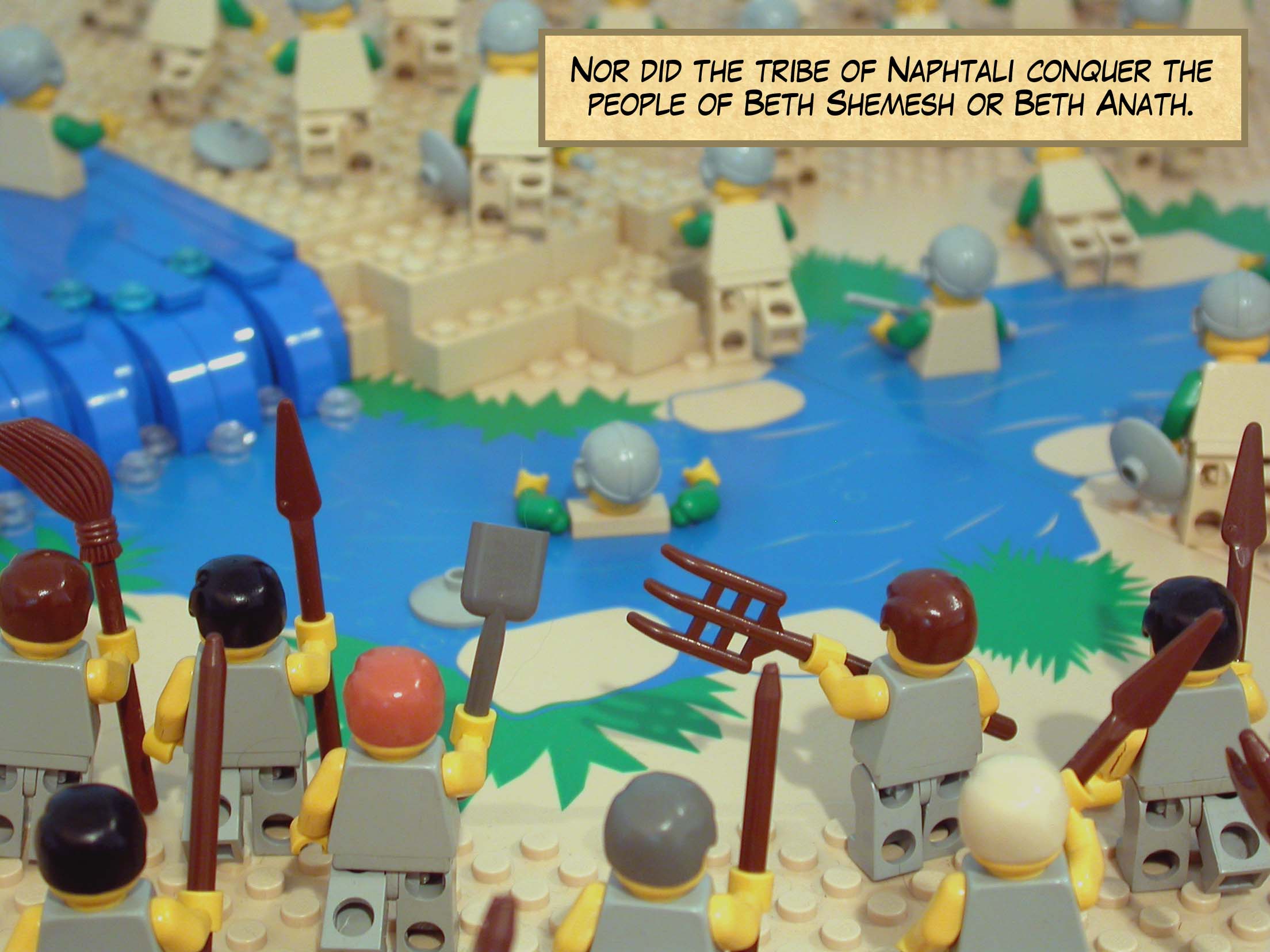 Nor did the tribe of Naphtali conquer the people of Beth Shemesh or Beth Anath.