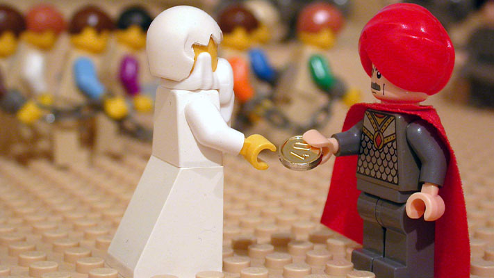 God Sells Israelites Into Slavery