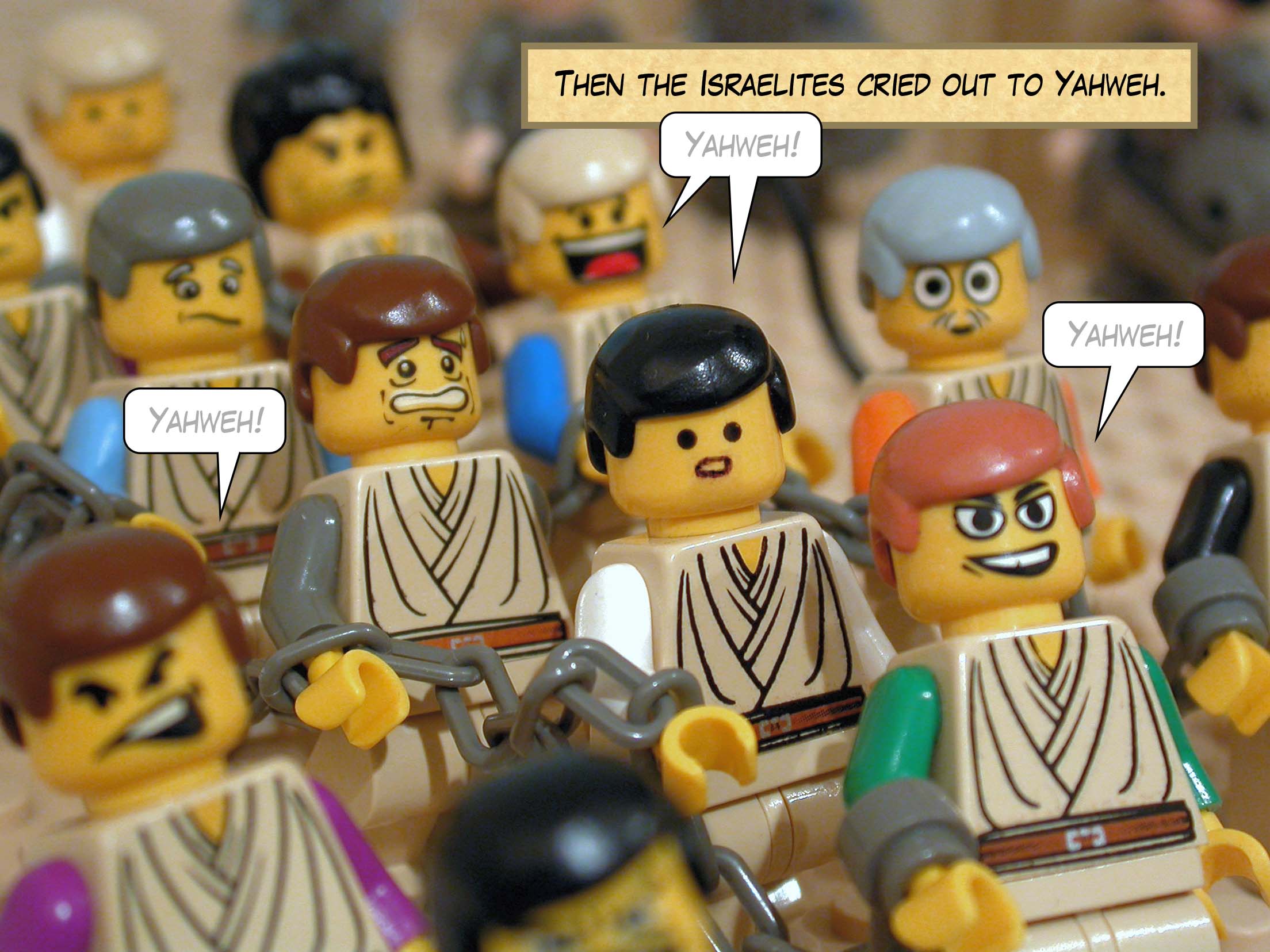 Then the Israelites cried out to Yahweh.