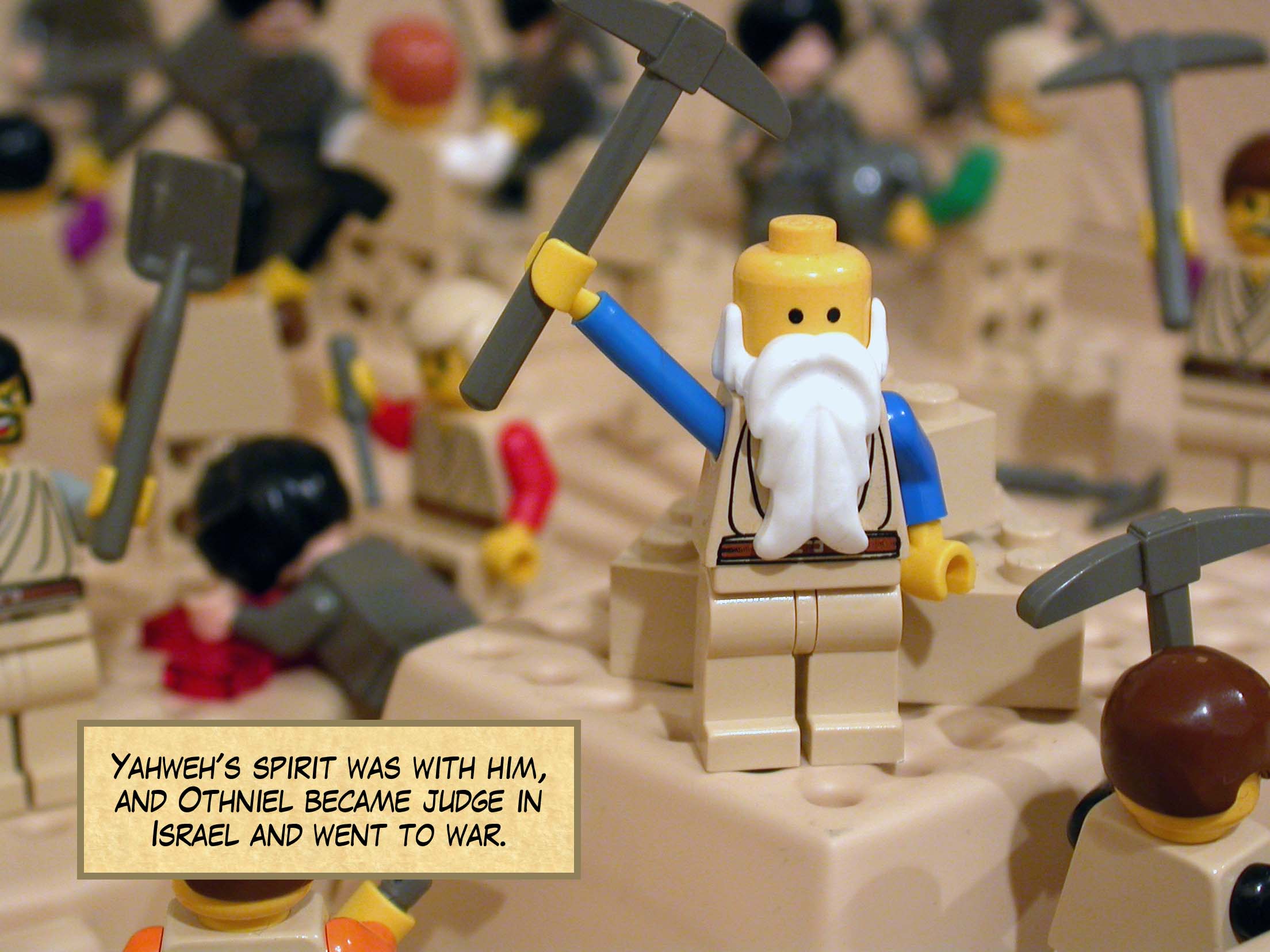 Yahweh's spirit was with him, and Othniel became judge in Israel and went to war.