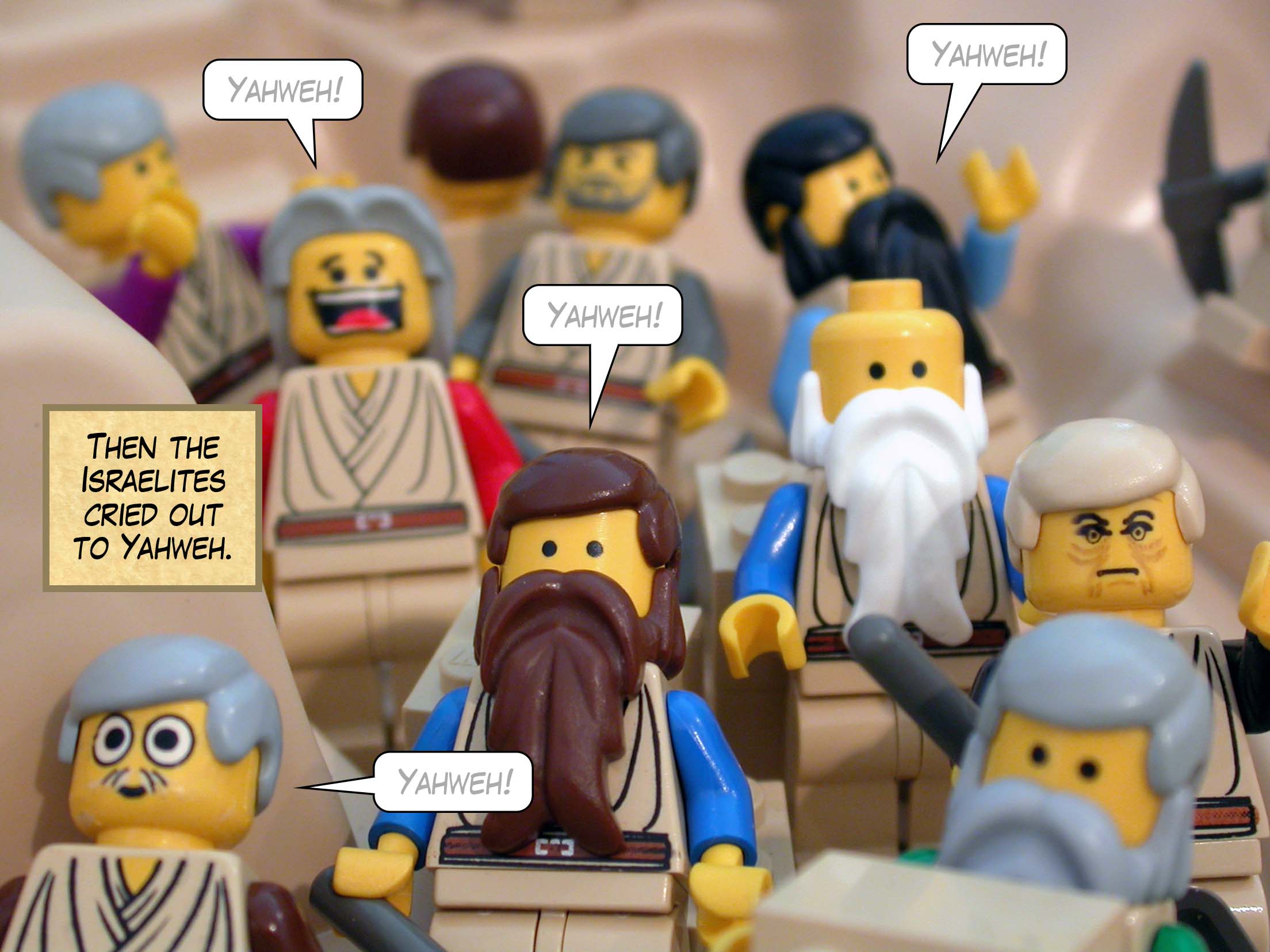 Then the Israelites cried out to Yahweh.