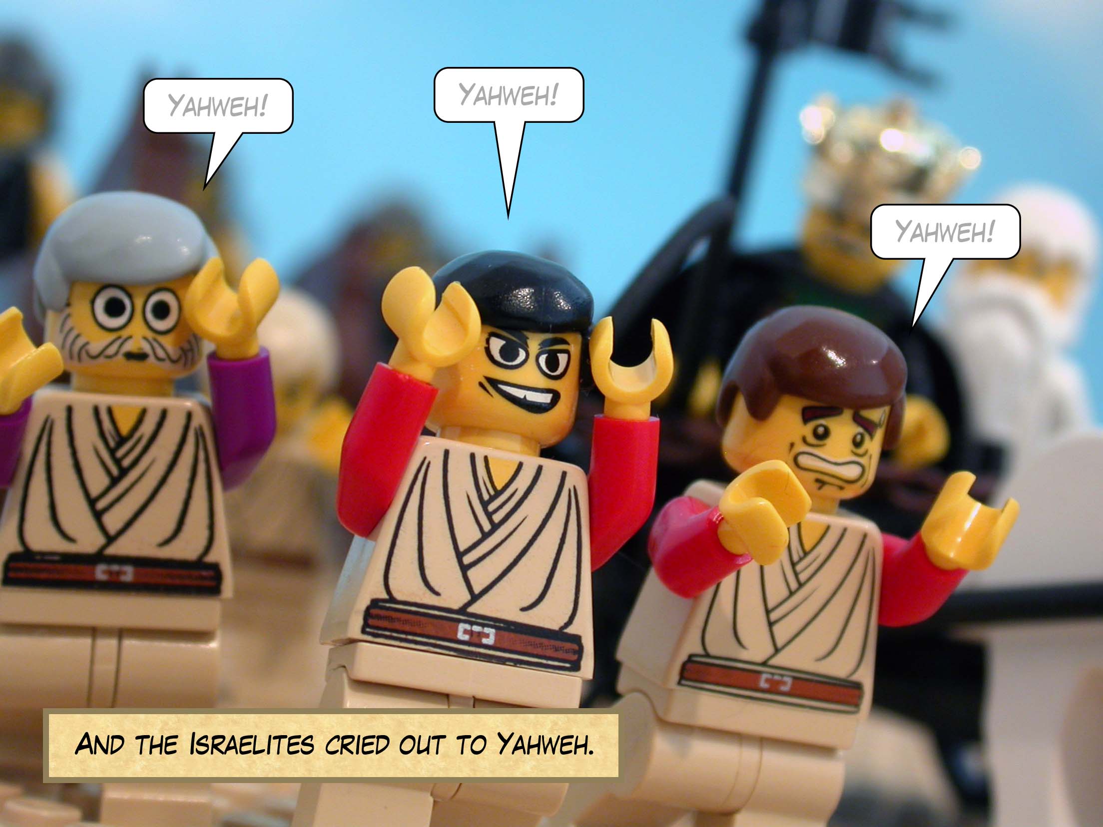 And the Israelites cried out to Yahweh.