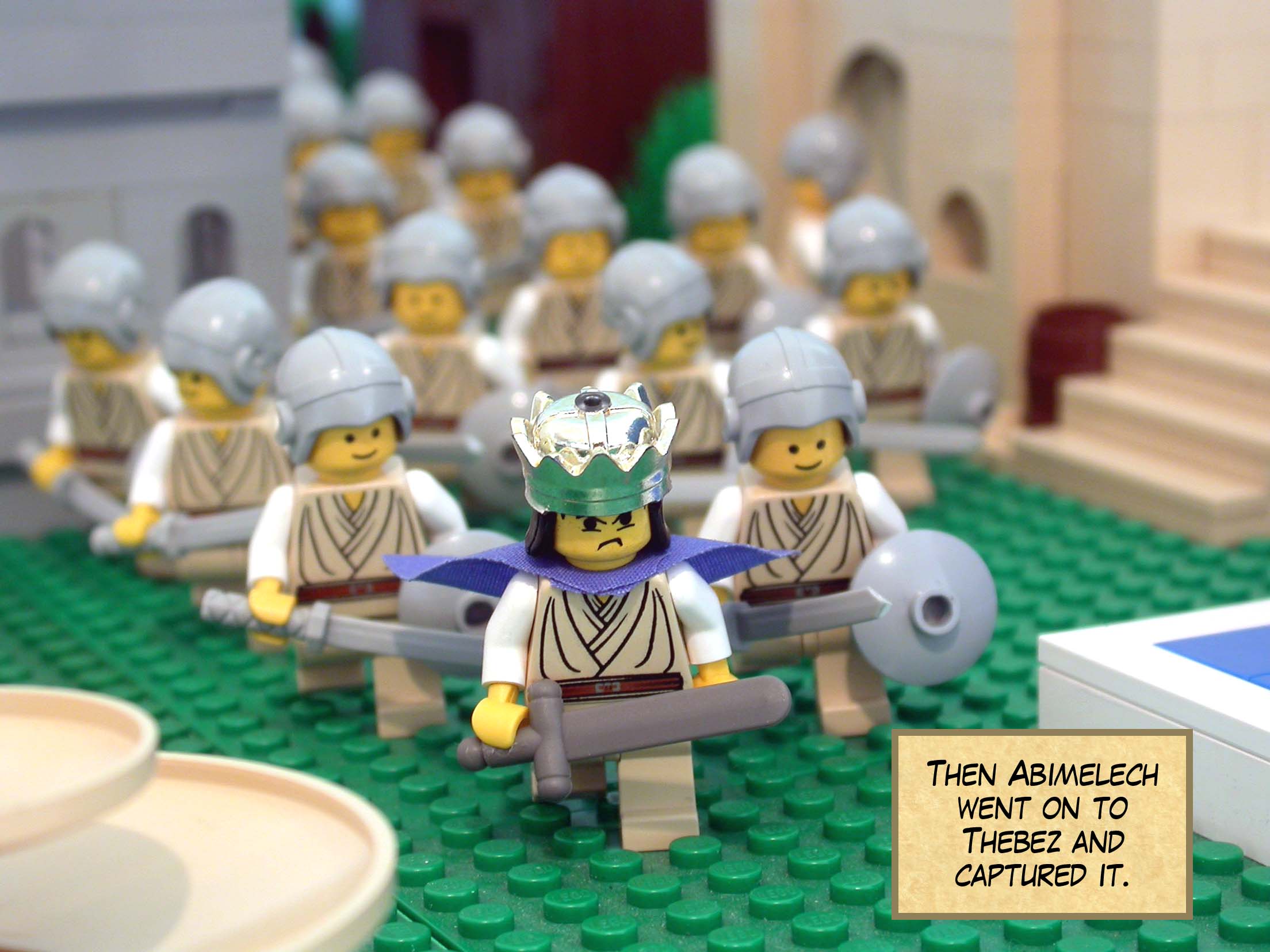 Then Abimelech went on to Thebez and captured it.