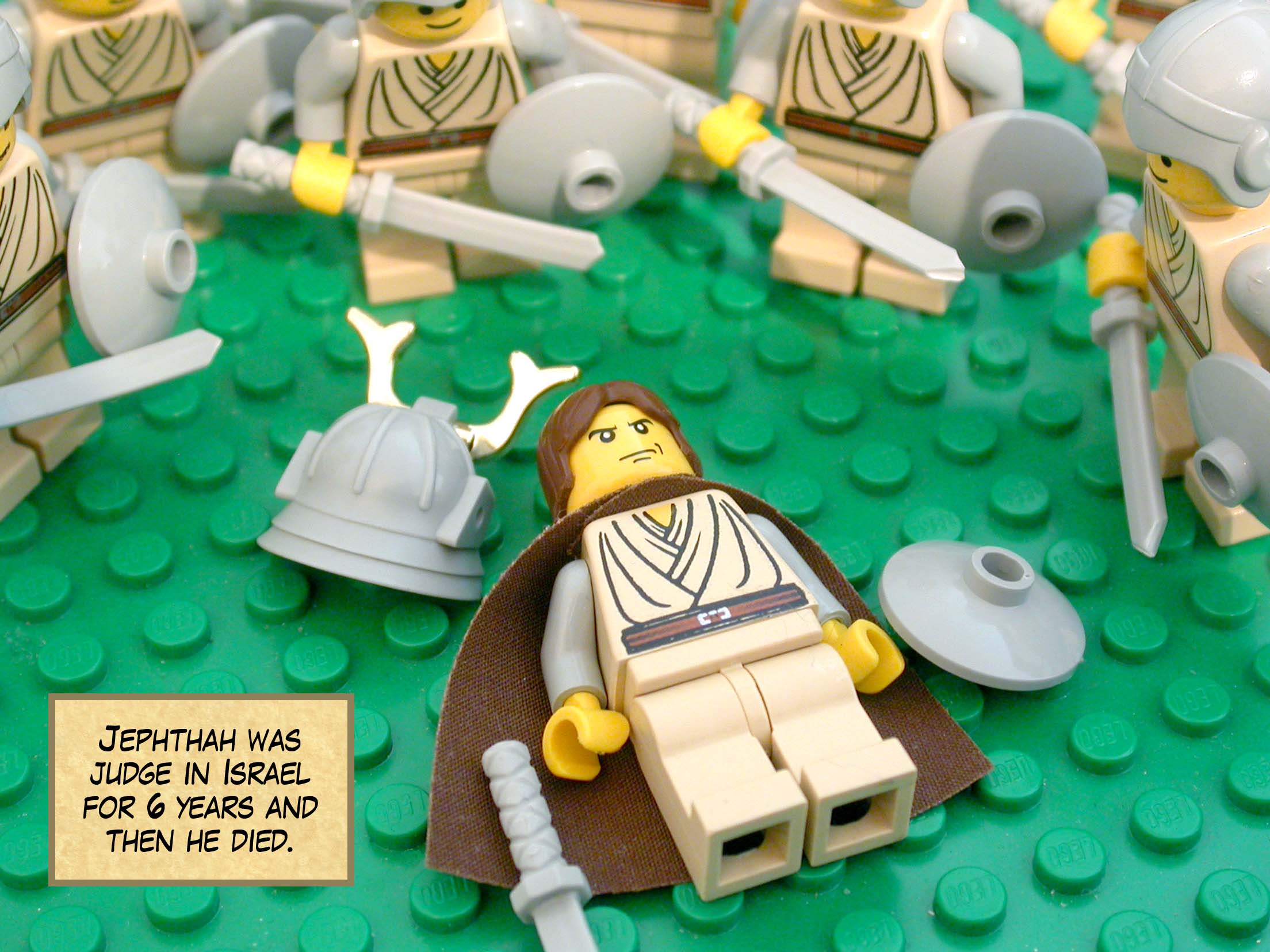 Jephthah was judge in Israel for six years and then he died.