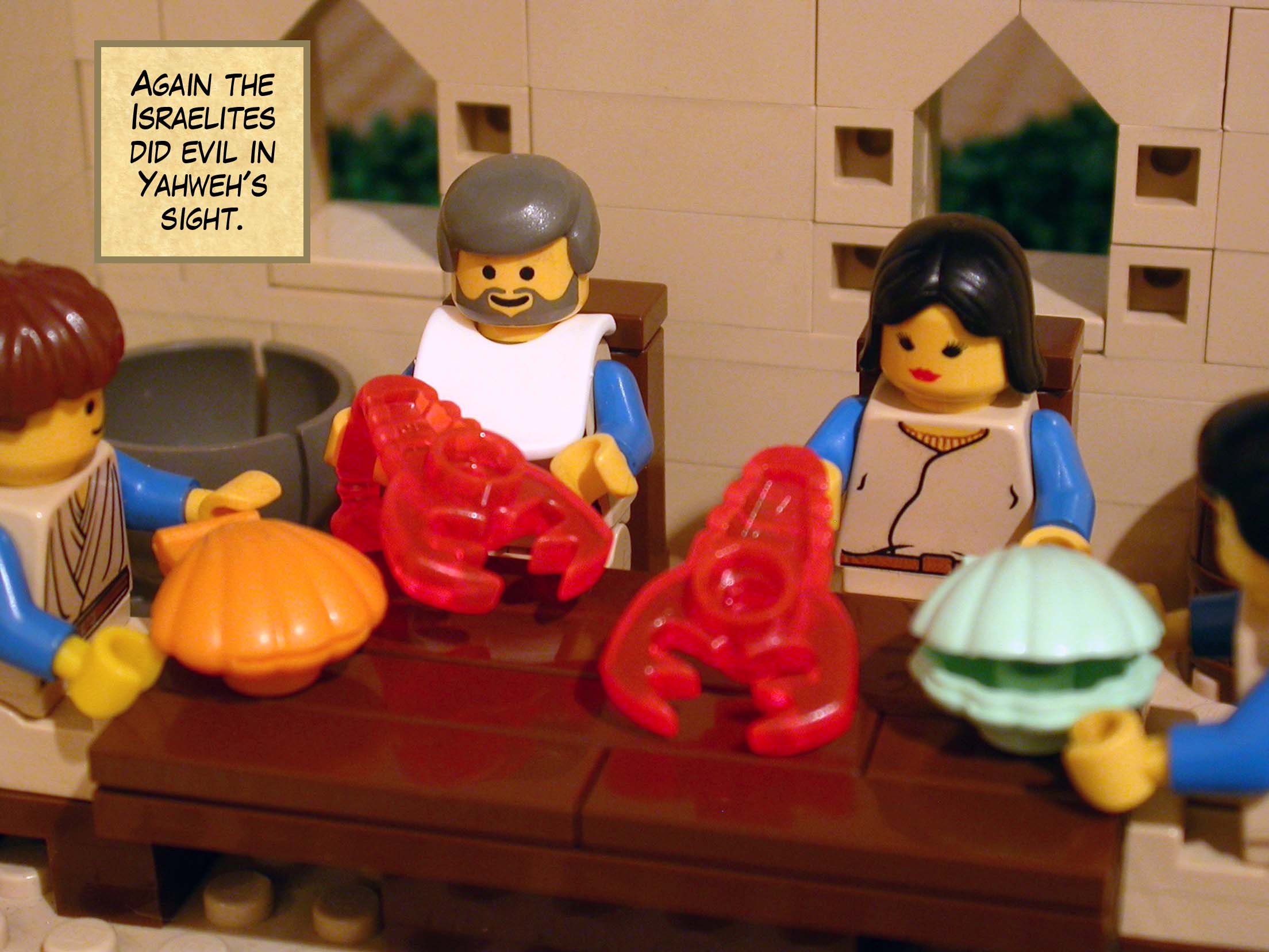 Again the Israelites did evil in Yahweh's sight.