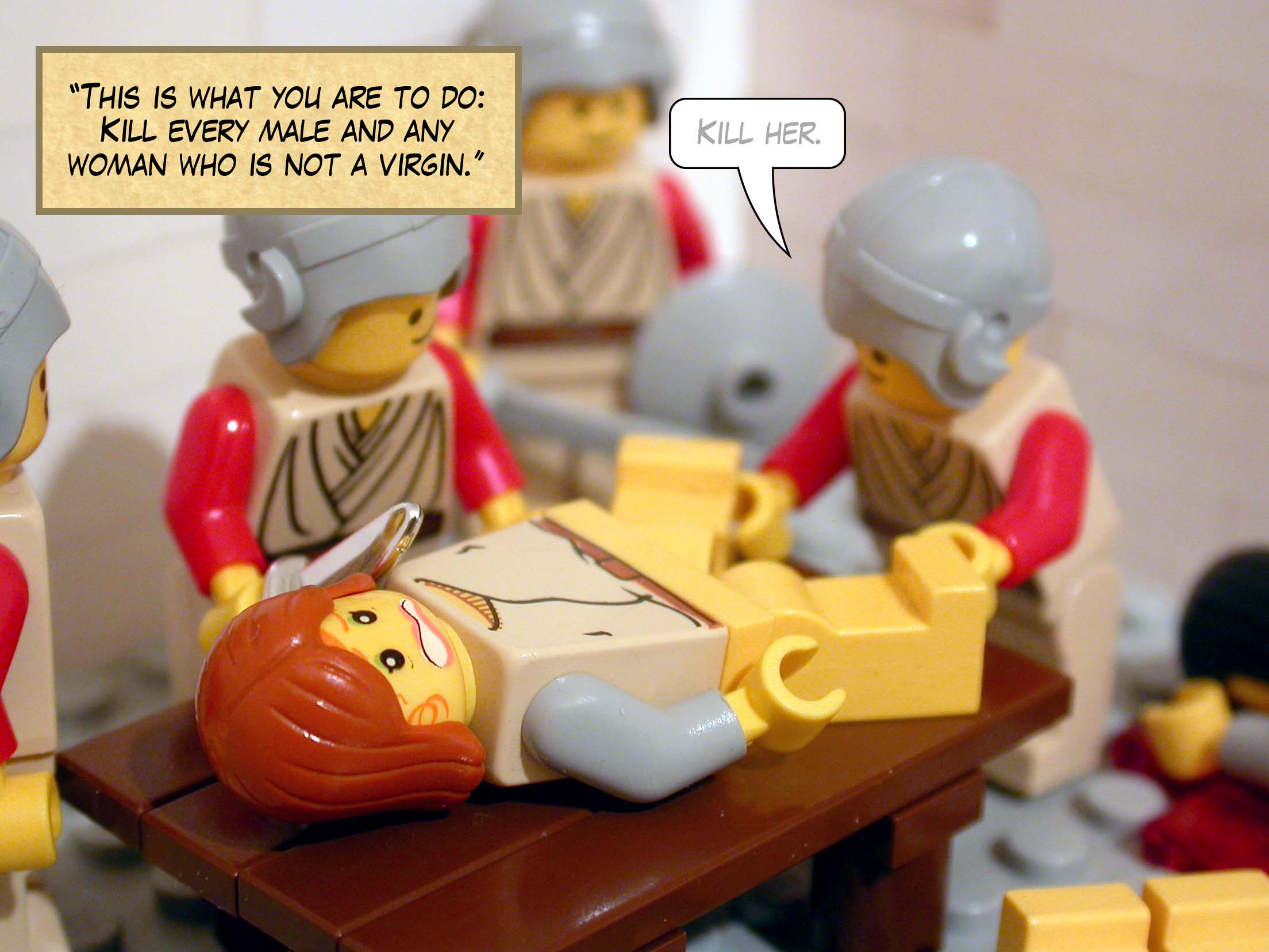 The assembly sent messengers to the Benjaminites at the rock of Rimmon, proclaiming peace.