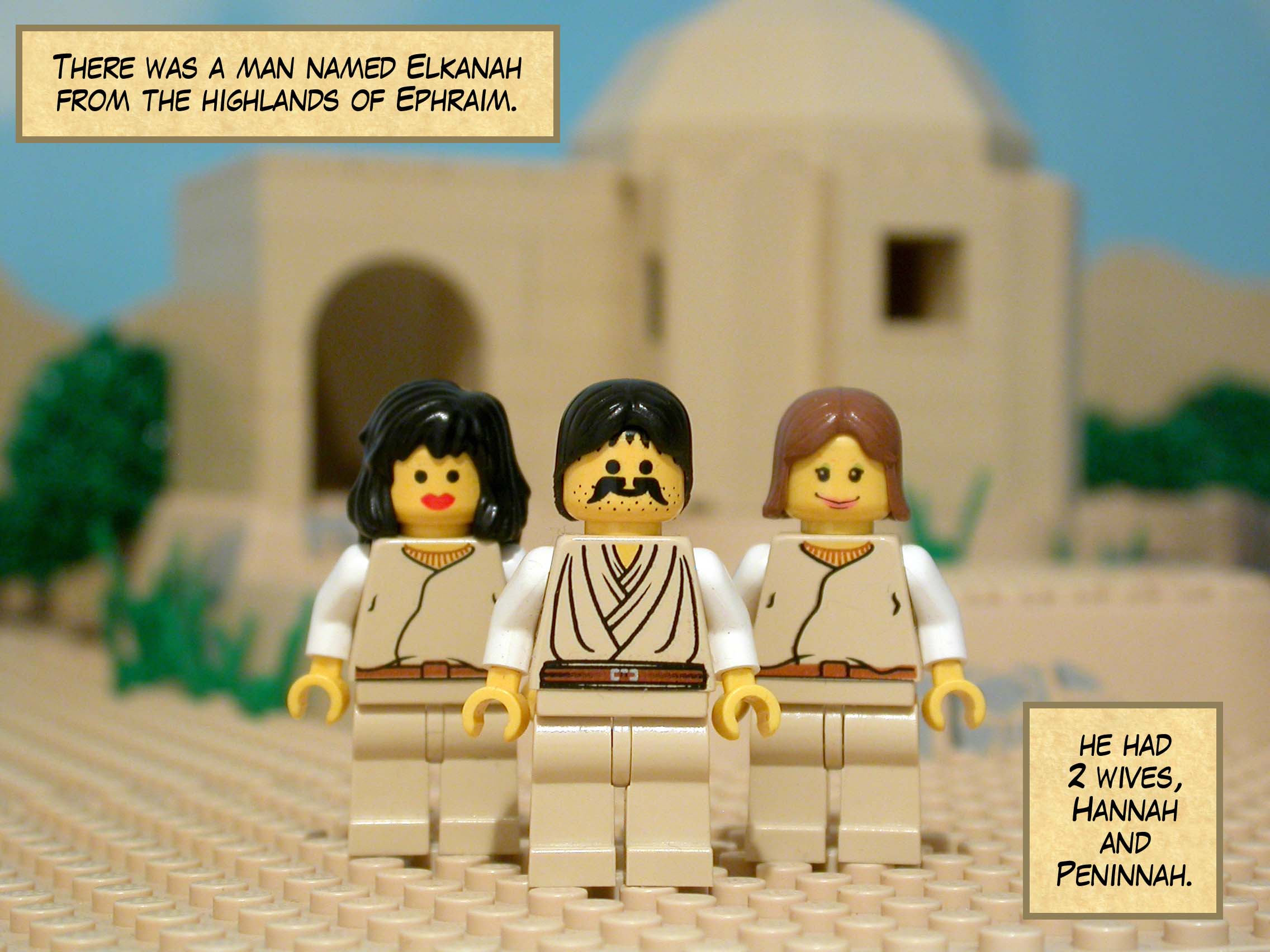 There was a man named Elkanah from the highlands of Ephraim, and he had two wives, Hannah and Peninnah.