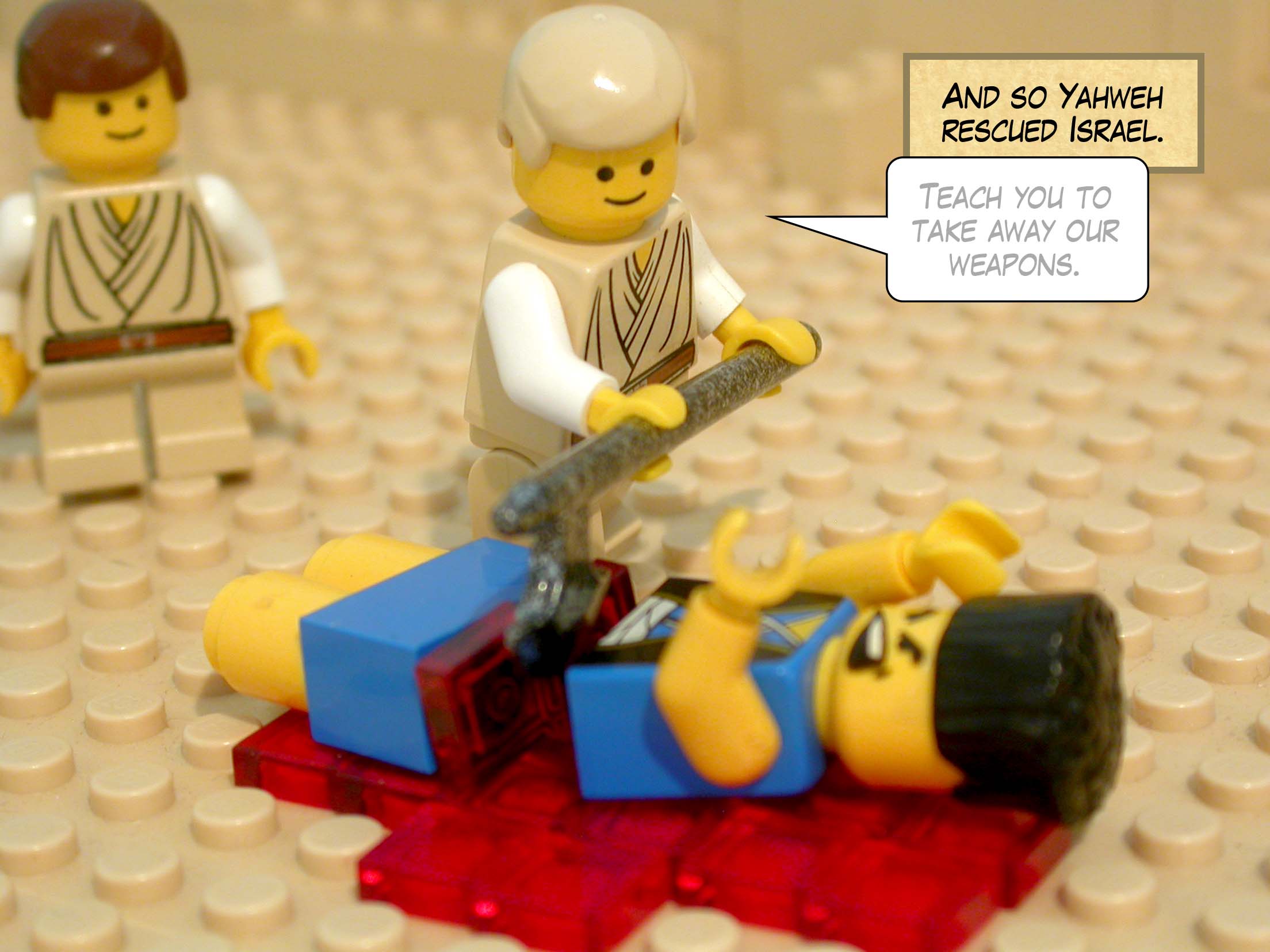 And so Yahweh rescued Israel.