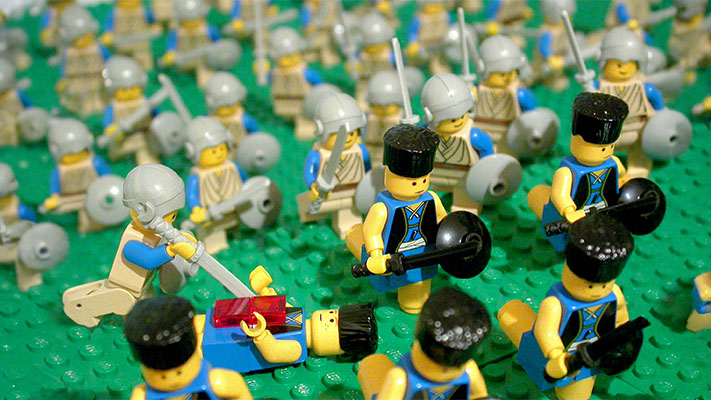 Fleeing Philistines Slaughtered