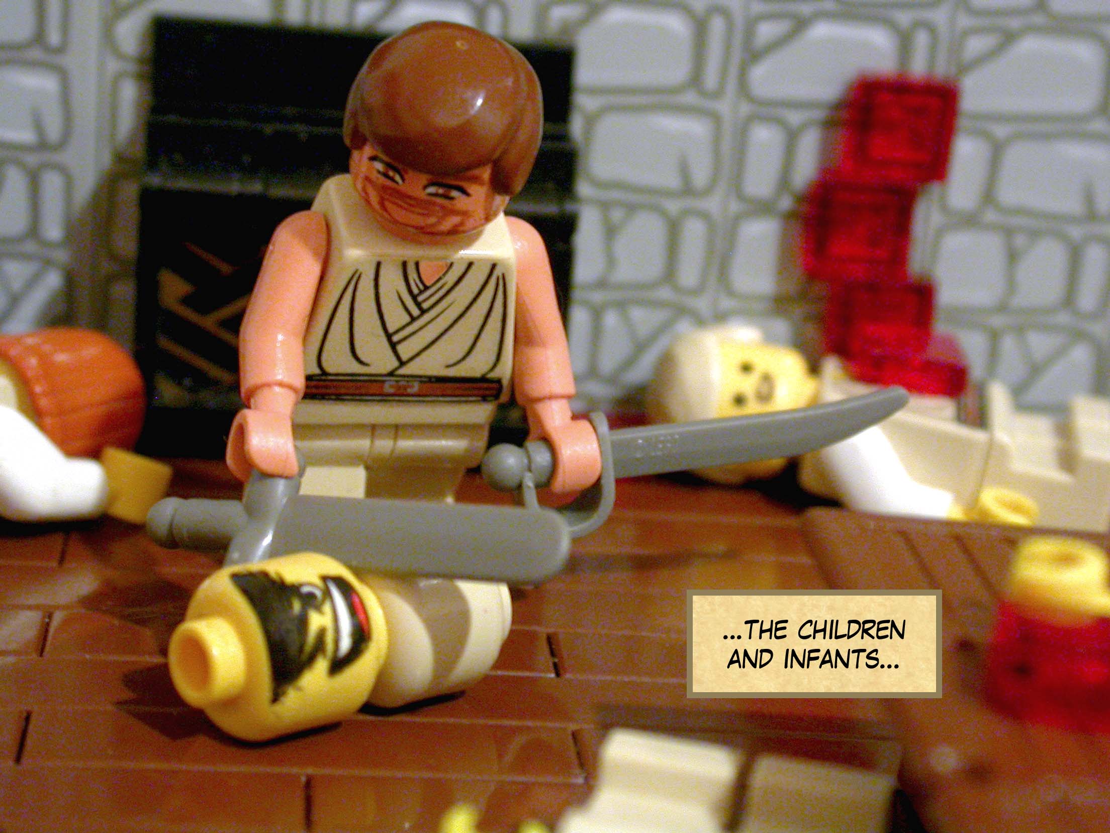 ...the children and infants...