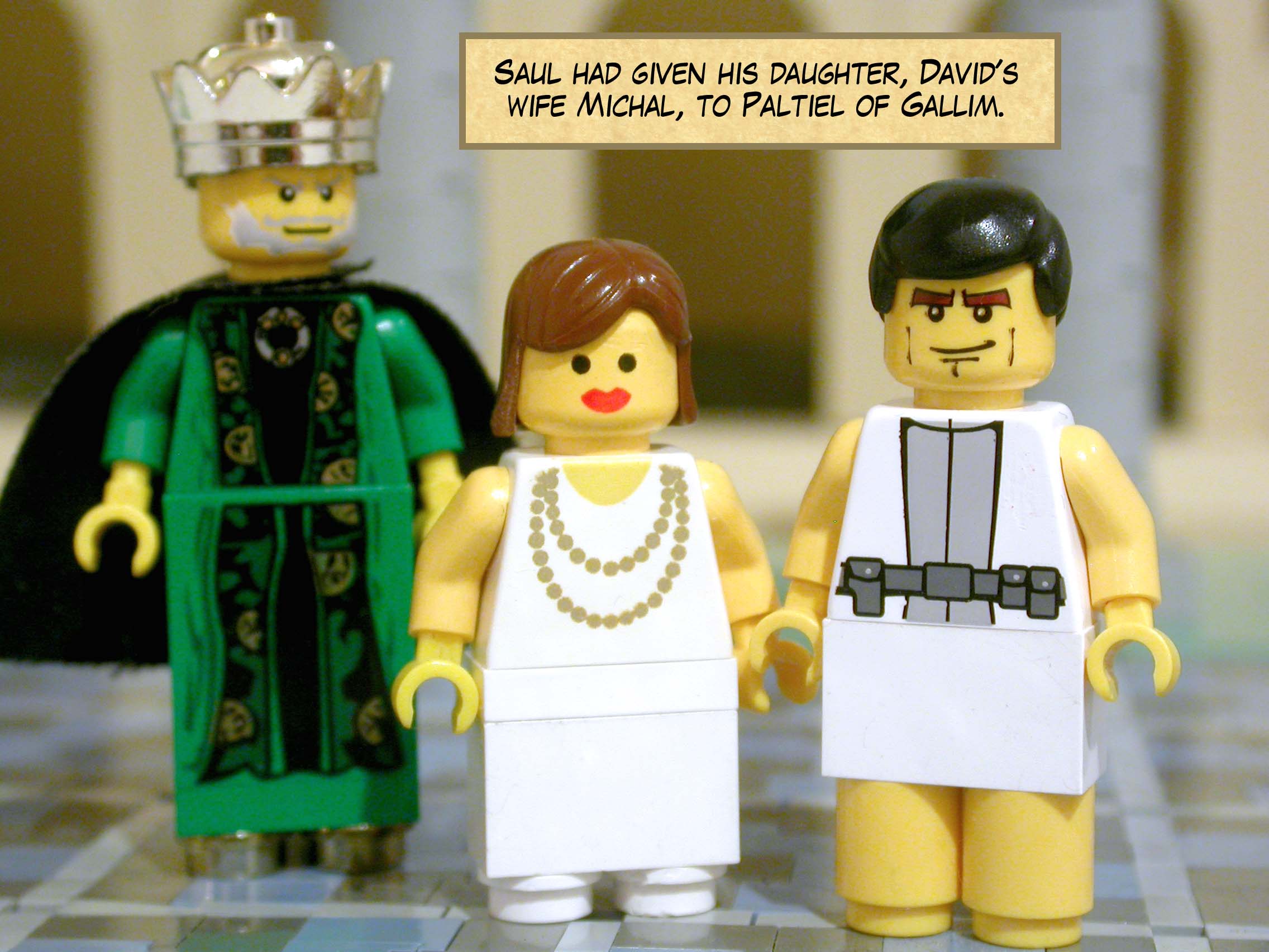 Saul had given his daughter, David’s wife Michal, to Paltiel of Gallim.