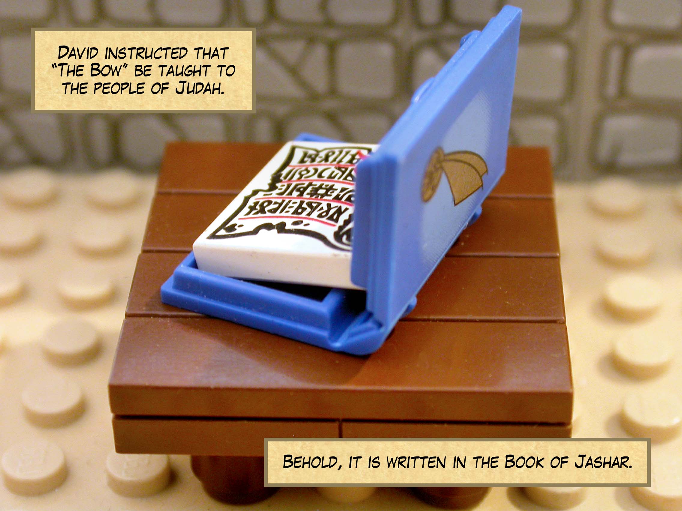 David instructed that 'The Bow' be taught to the people of Judah. Behold, it is written in the Book of Jashar.