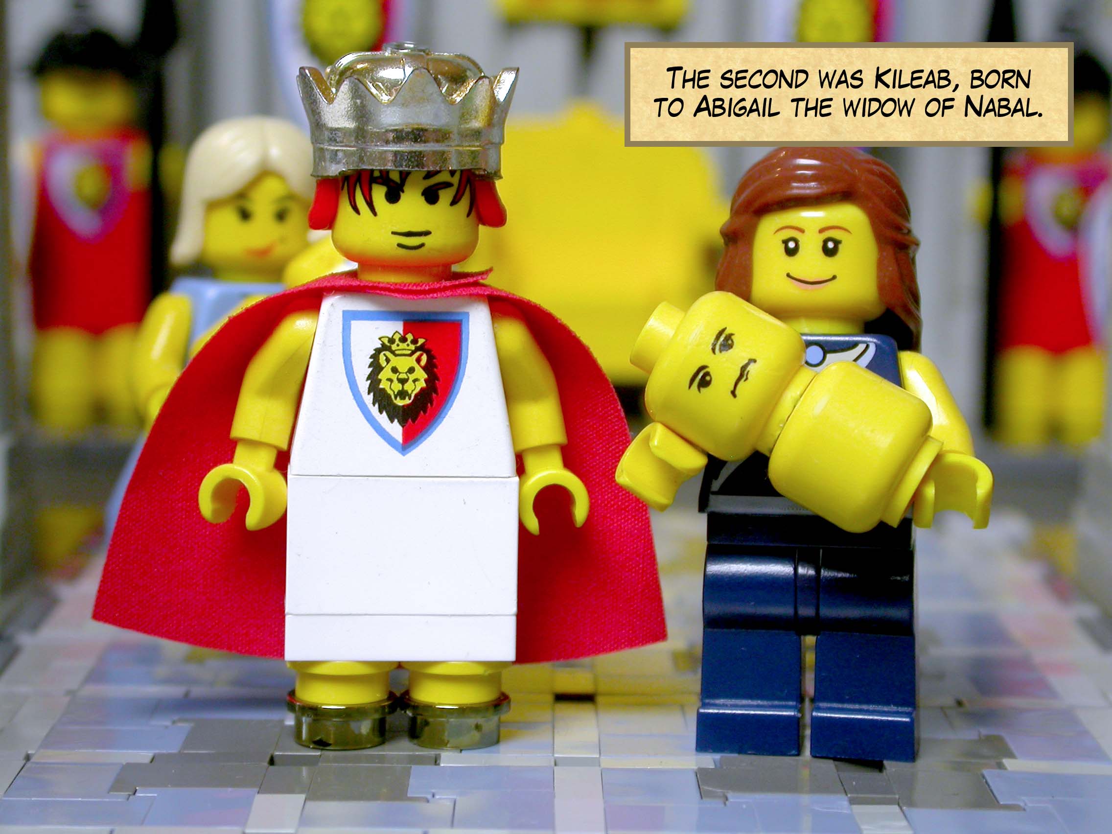 The second was Kileab, born to Abigail the widow of Nabal.