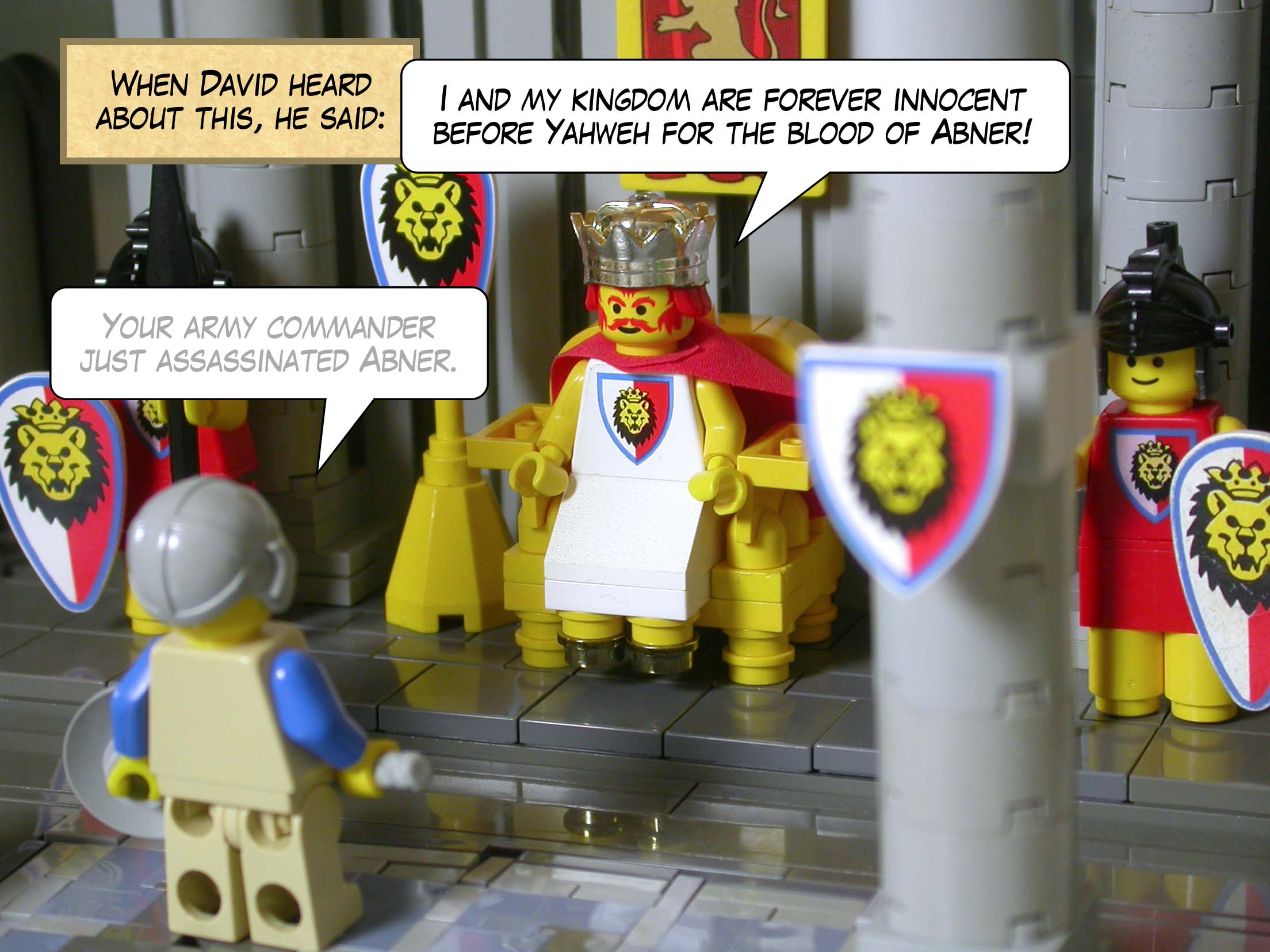 When David heard about this, he said, 'I and my kingdom are forever innocent before Yahweh for the blood of Abner!'