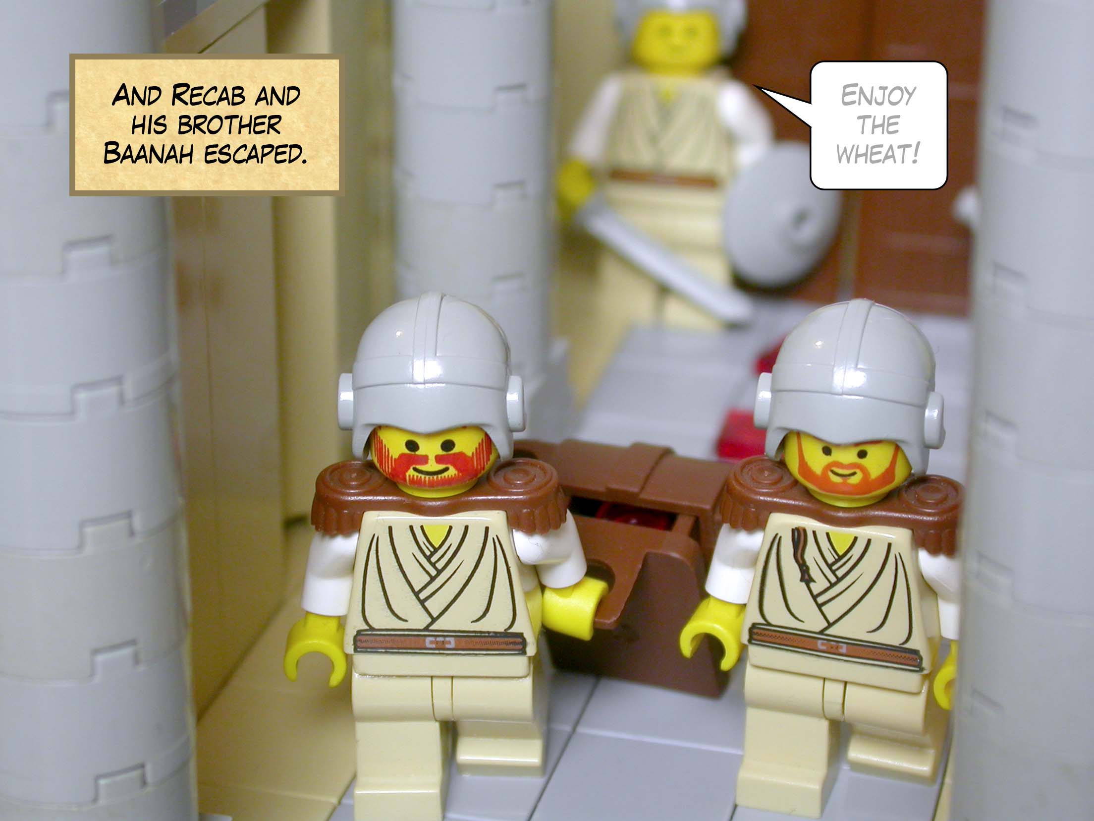 And Recab and his brother Baanah escaped.