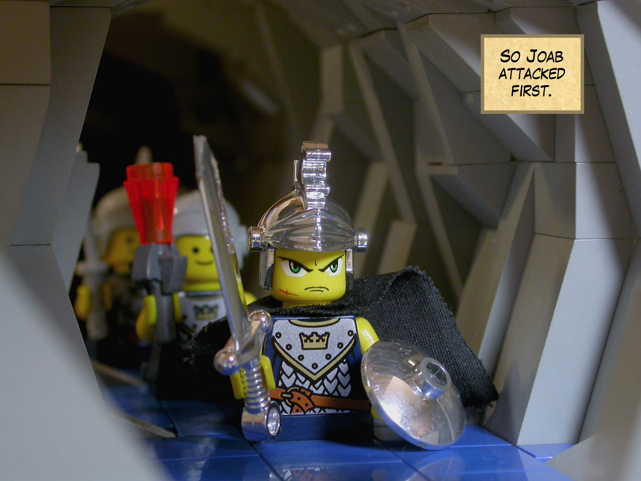 So Joab attacked first.