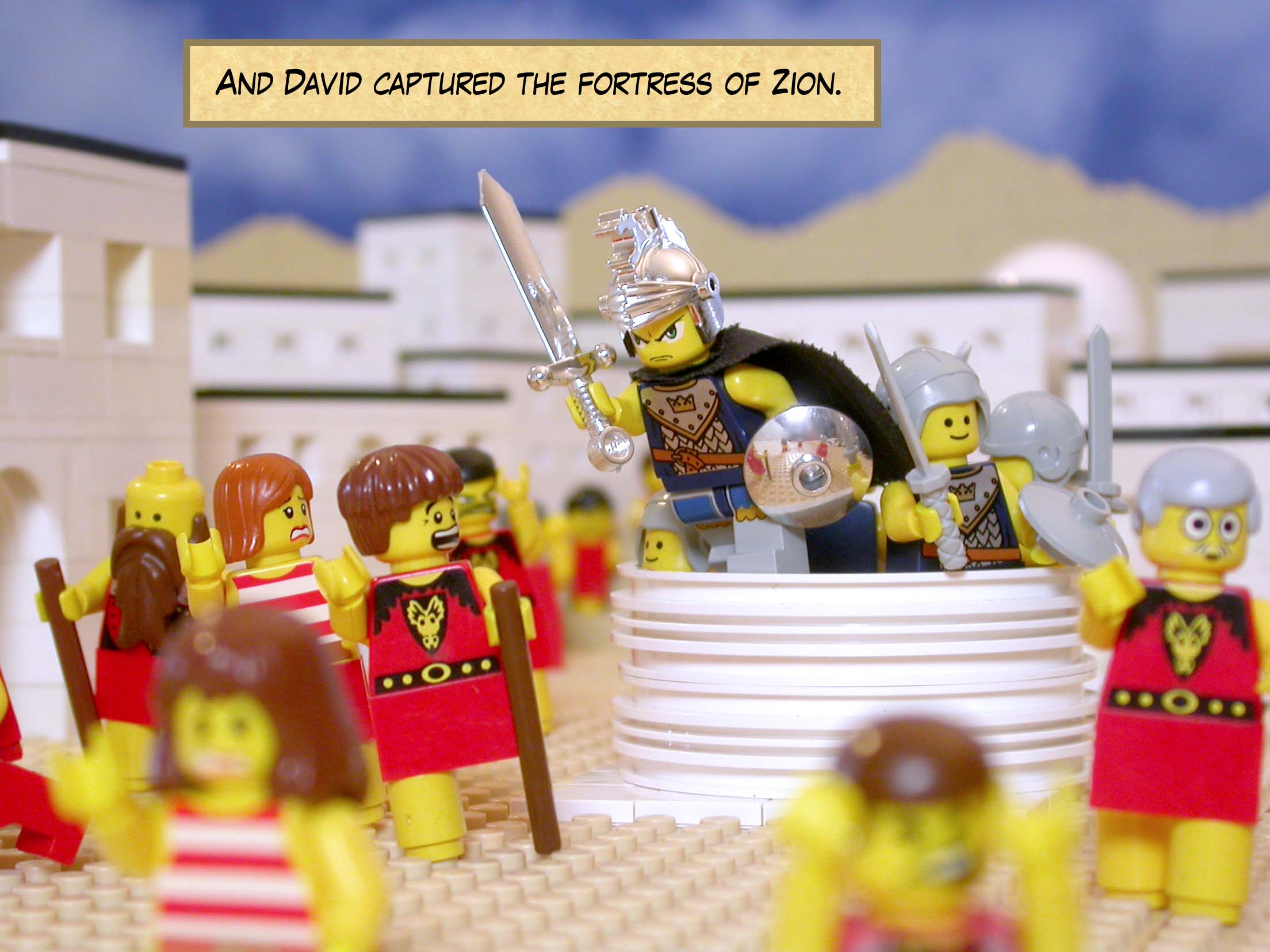 And David captured the fortress of Zion.