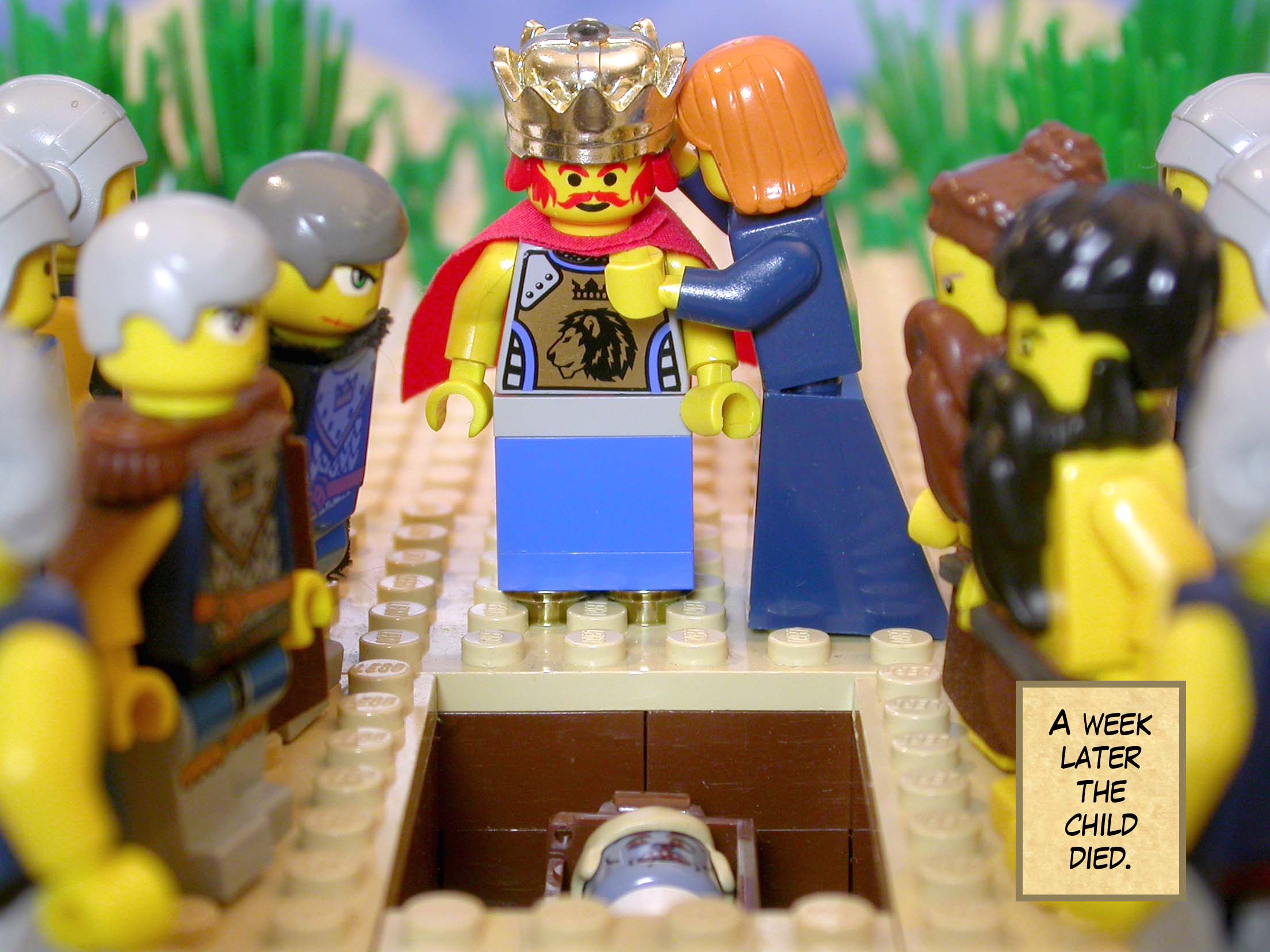 A week later the child died.