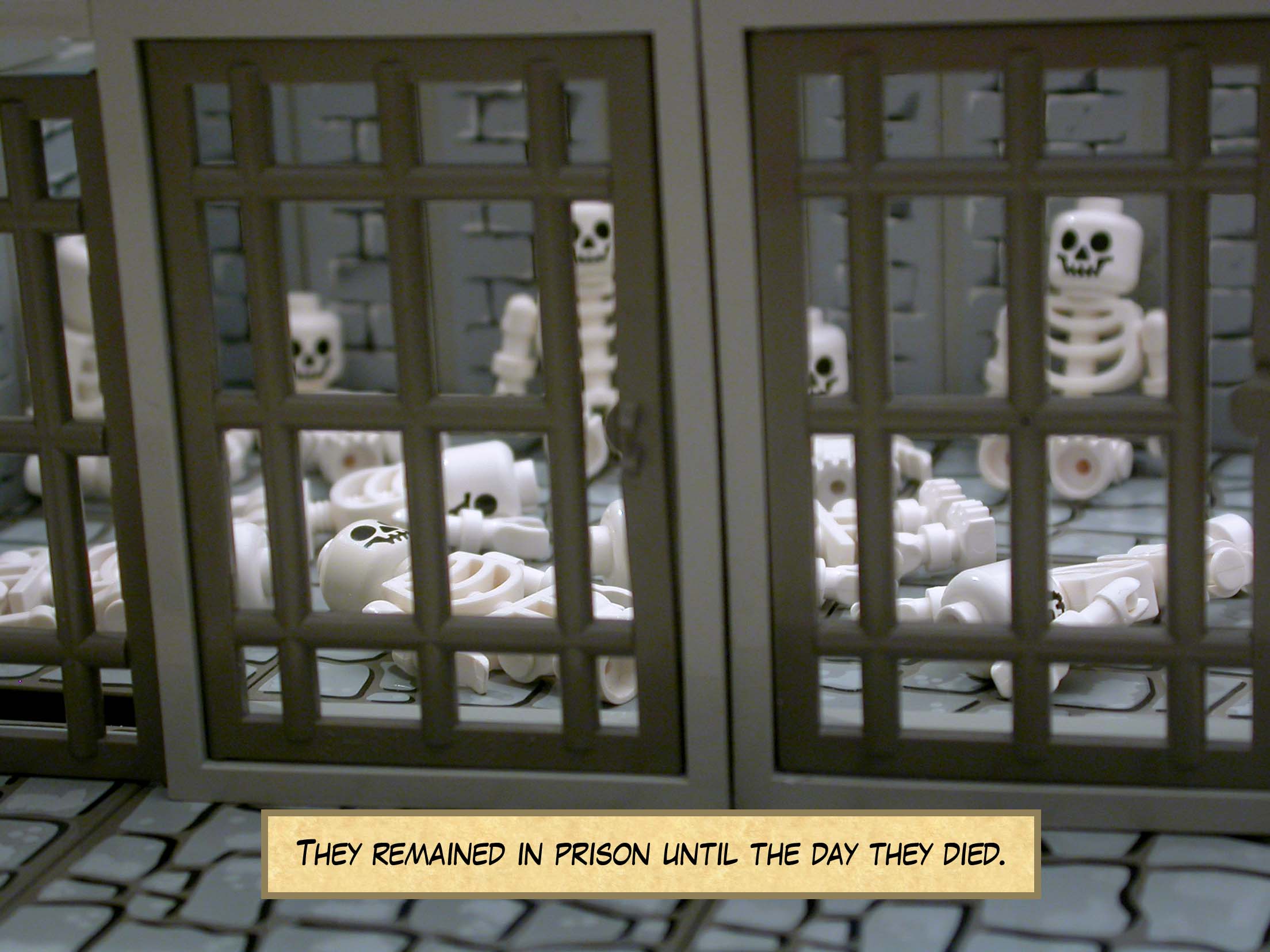 They remained in prison until the day they died.