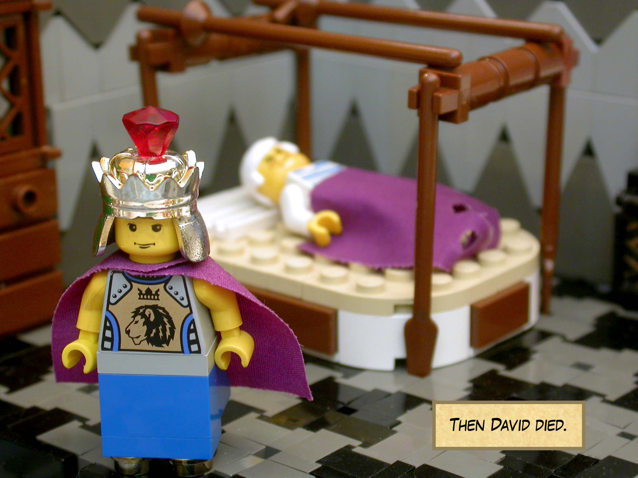 Then David died.