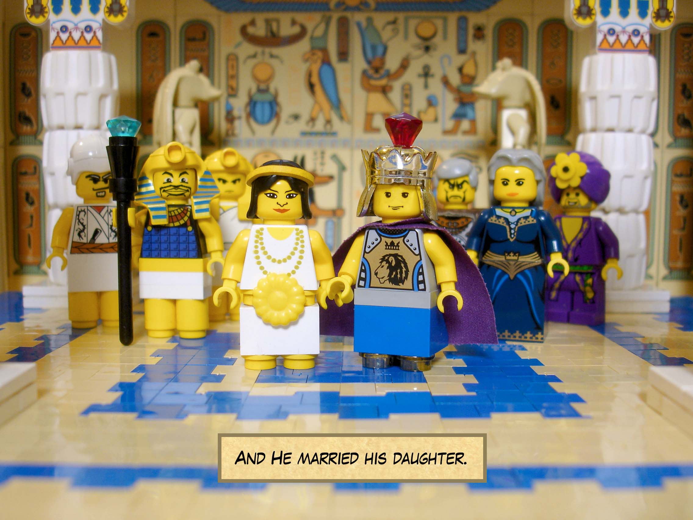 He married his daughter.