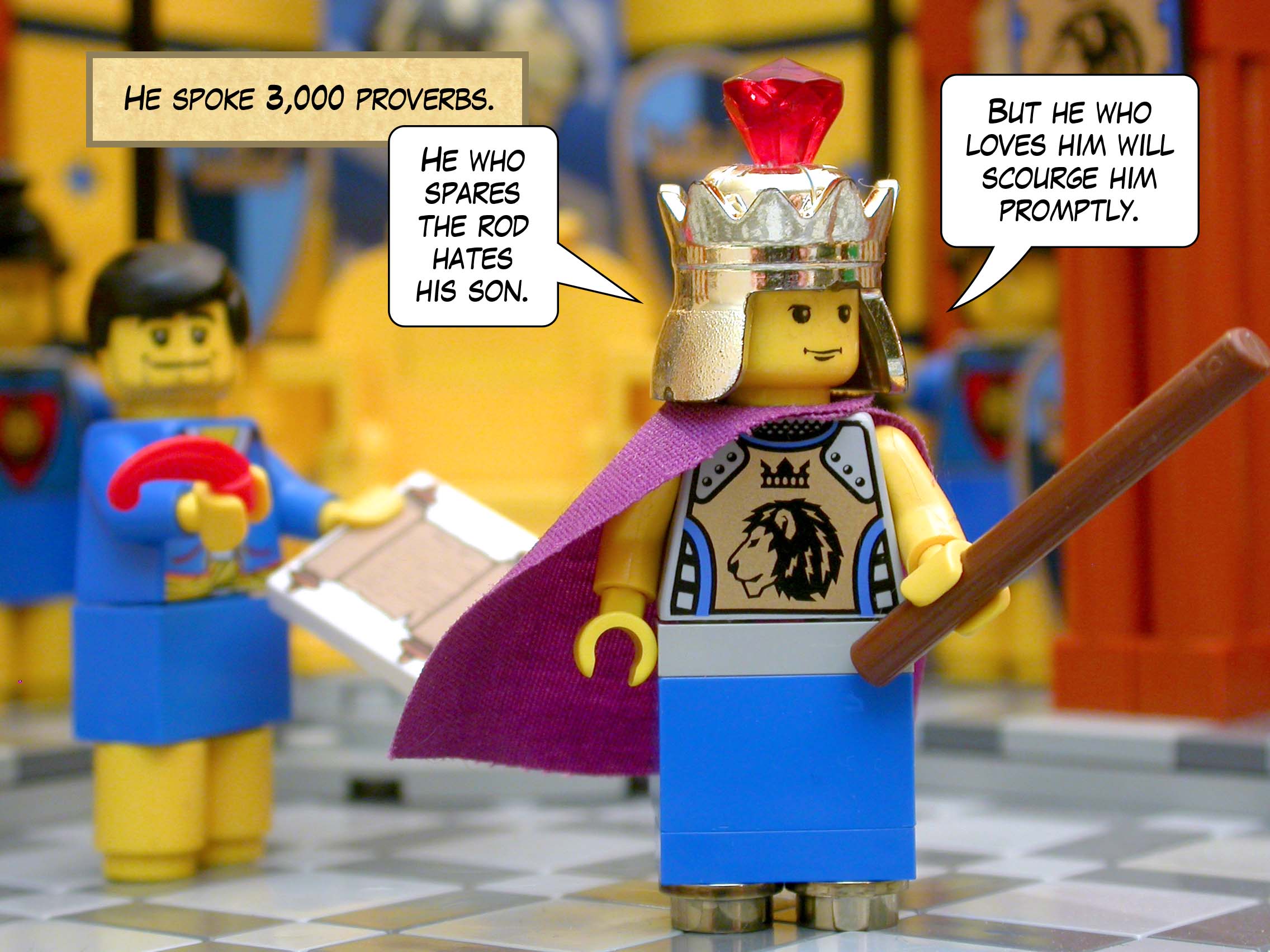 He spoke 3,000 proverbs.