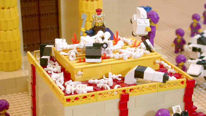 Ark Brought into Temple