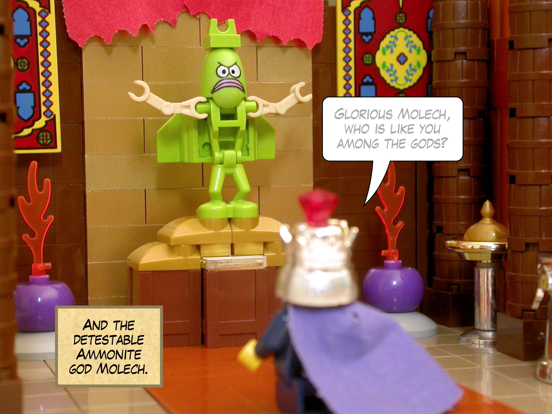 And the detestable Ammonite god Molech.