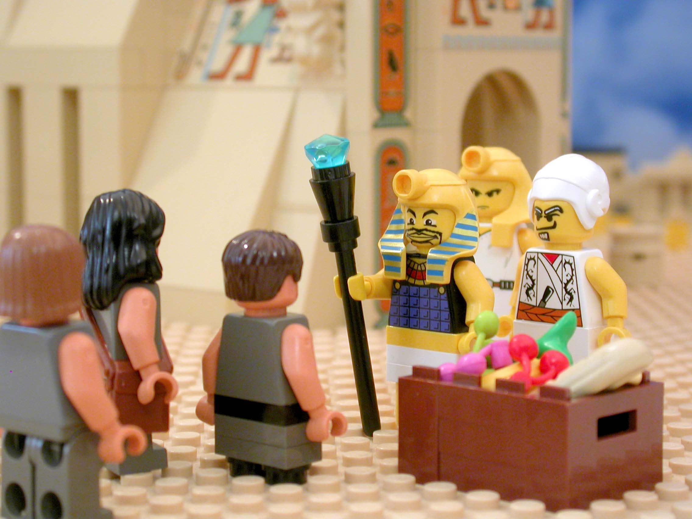 King Pharaoh of Egypt gave him a house, food, and some land.