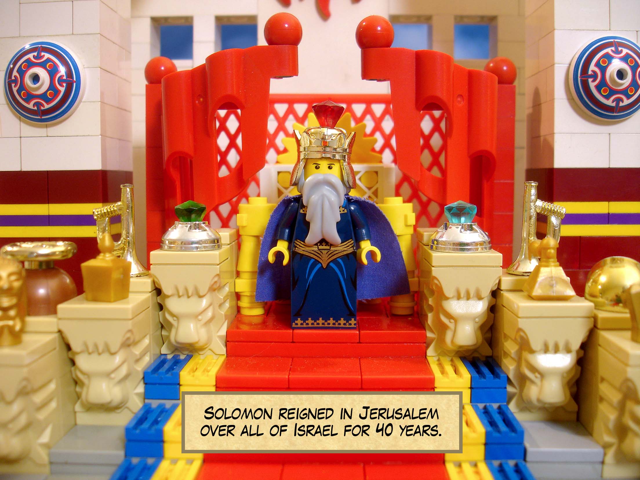 Solomon reigned in Jerusalem over all of Israel for 40 years.