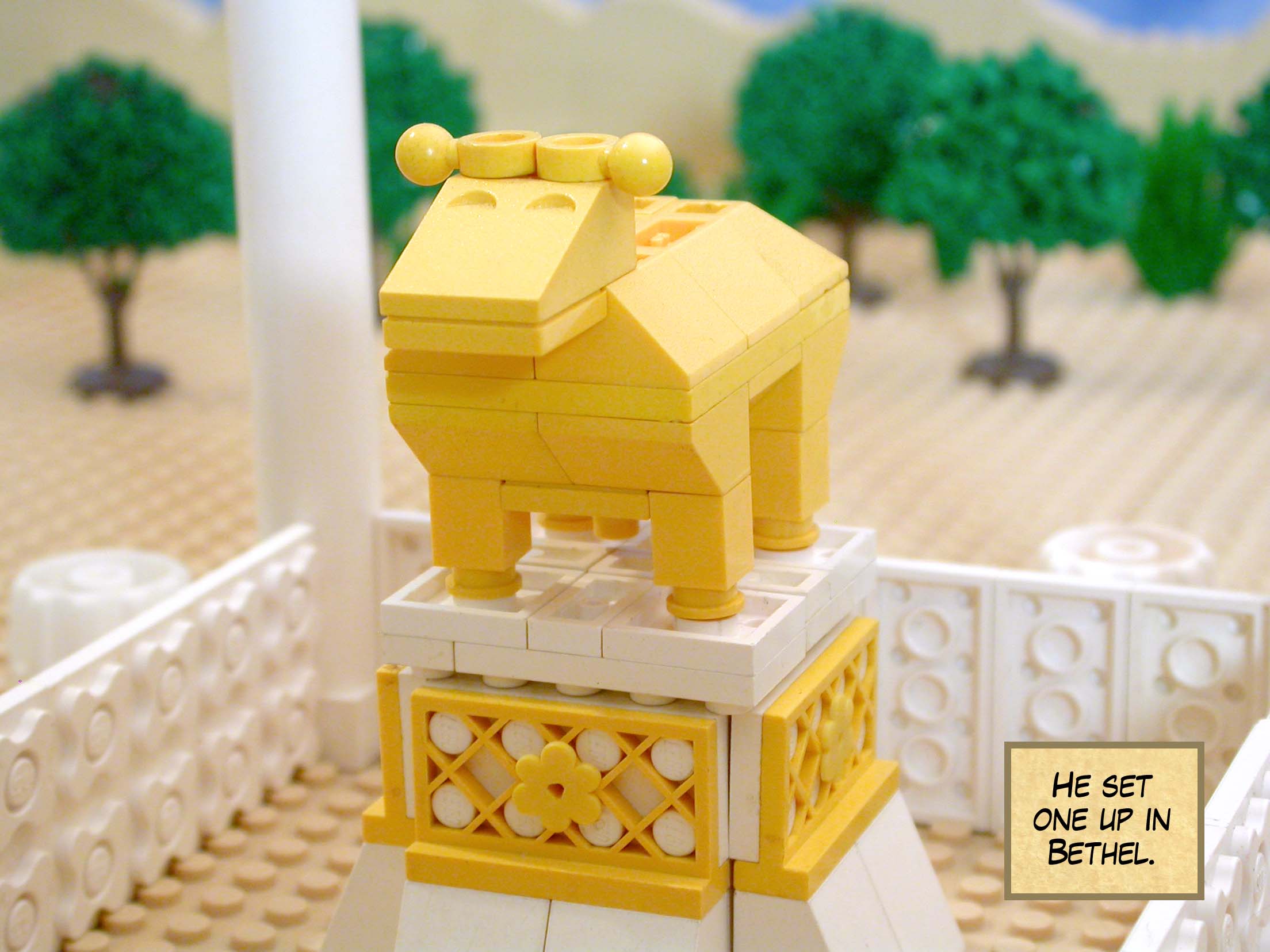 He set one up in Bethel.