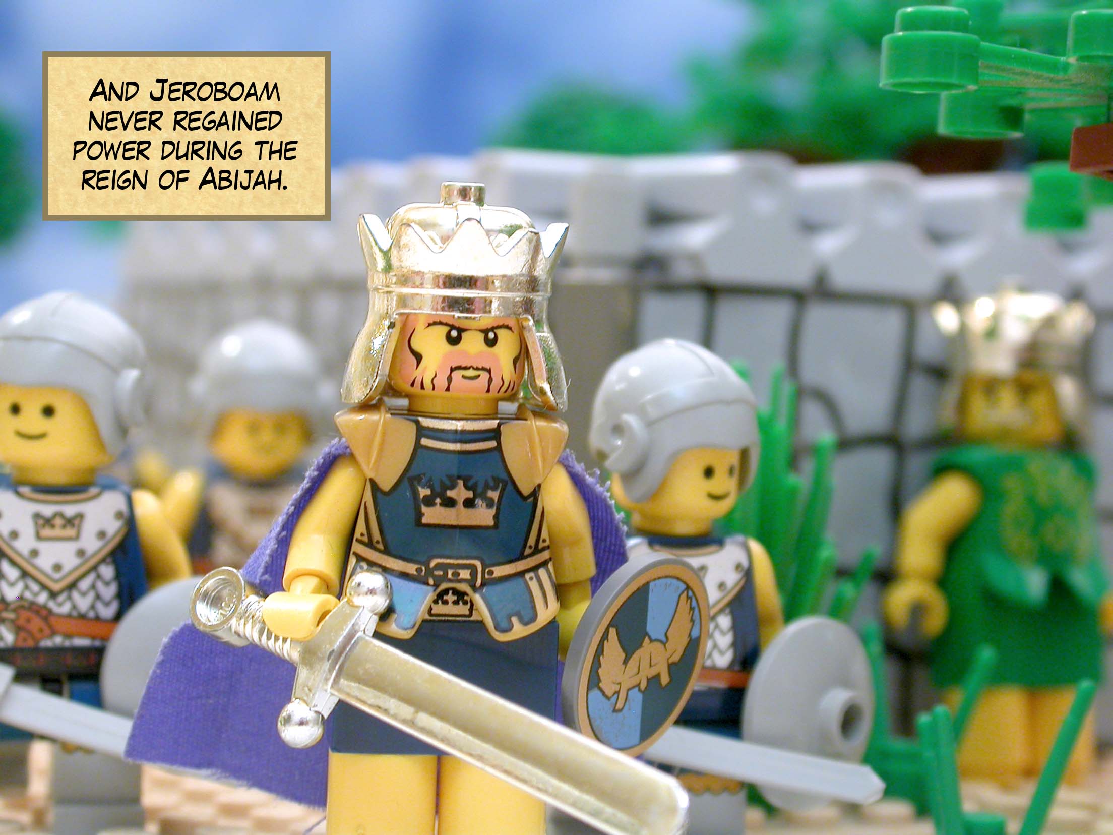 And Jeroboam never regained power during the reign of Abijah.